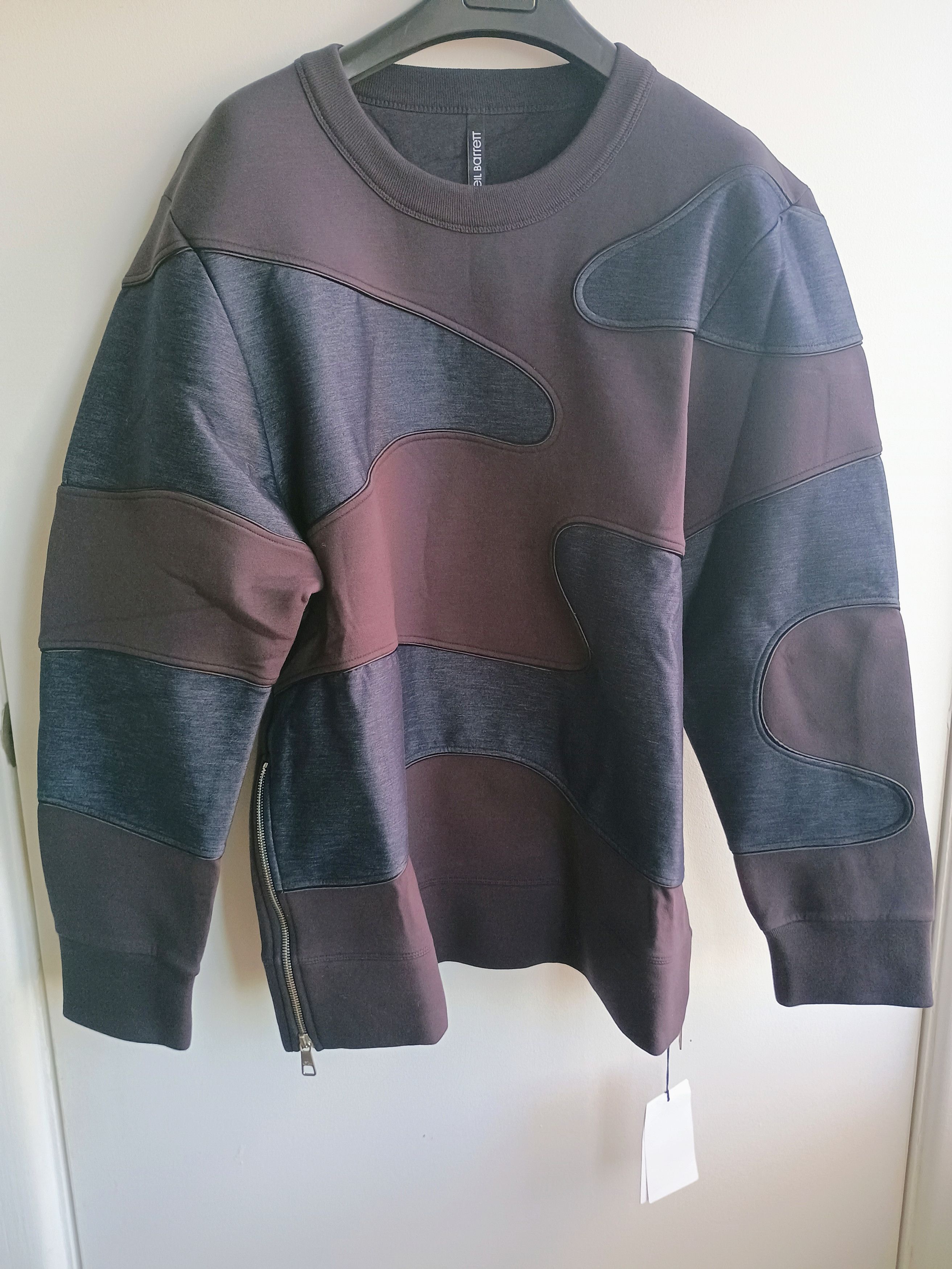 Neil Barrett Camo sweater in black/blue XL BNWT Size US XL / EU 56 / 4 - 1 Thumbnail