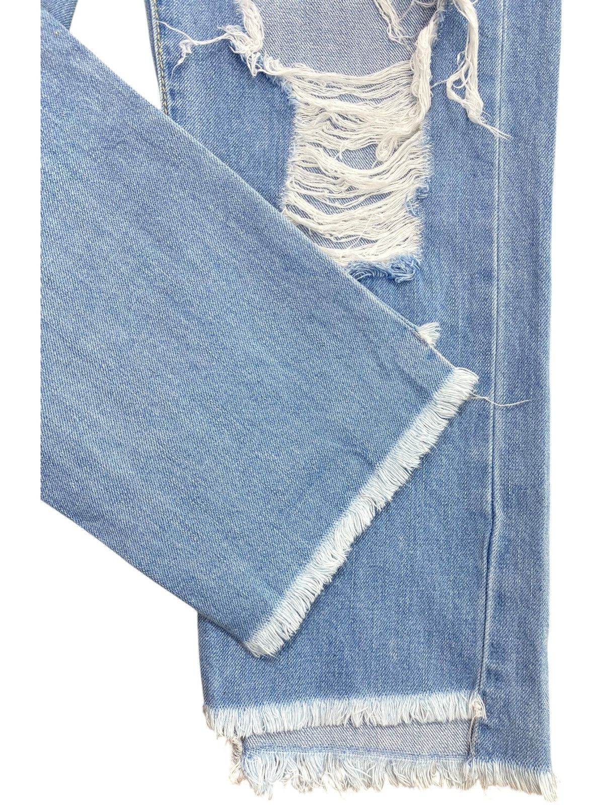 Japanese Brand Japanese hyphenworld Faded Wash Hairy leg Distress Jeans Size US 30 / EU 46 - 3 Thumbnail
