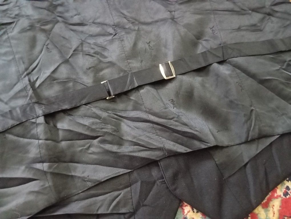 Yves Saint Laurent VTG Yves Saint Laurent YSL Vest Waistcoat Fashion Size US M / EU 48-50 / 2 - 4 Thumbnail