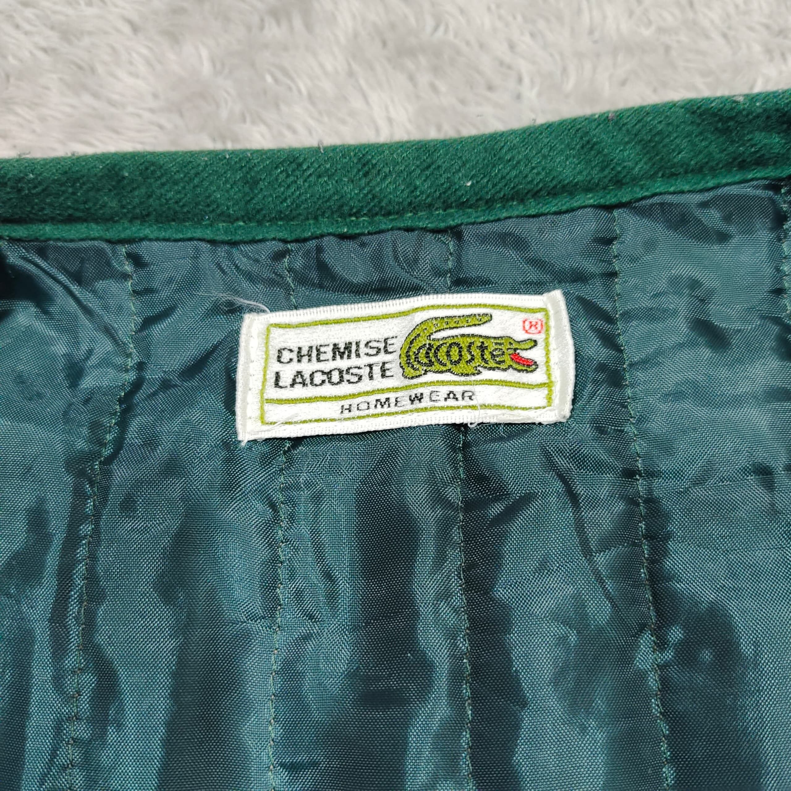 Lacoste VINTAGE LACOSTE HOMEWEAR BUTTON UP VEST Size US L / EU 52-54 / 3 - 6 Thumbnail