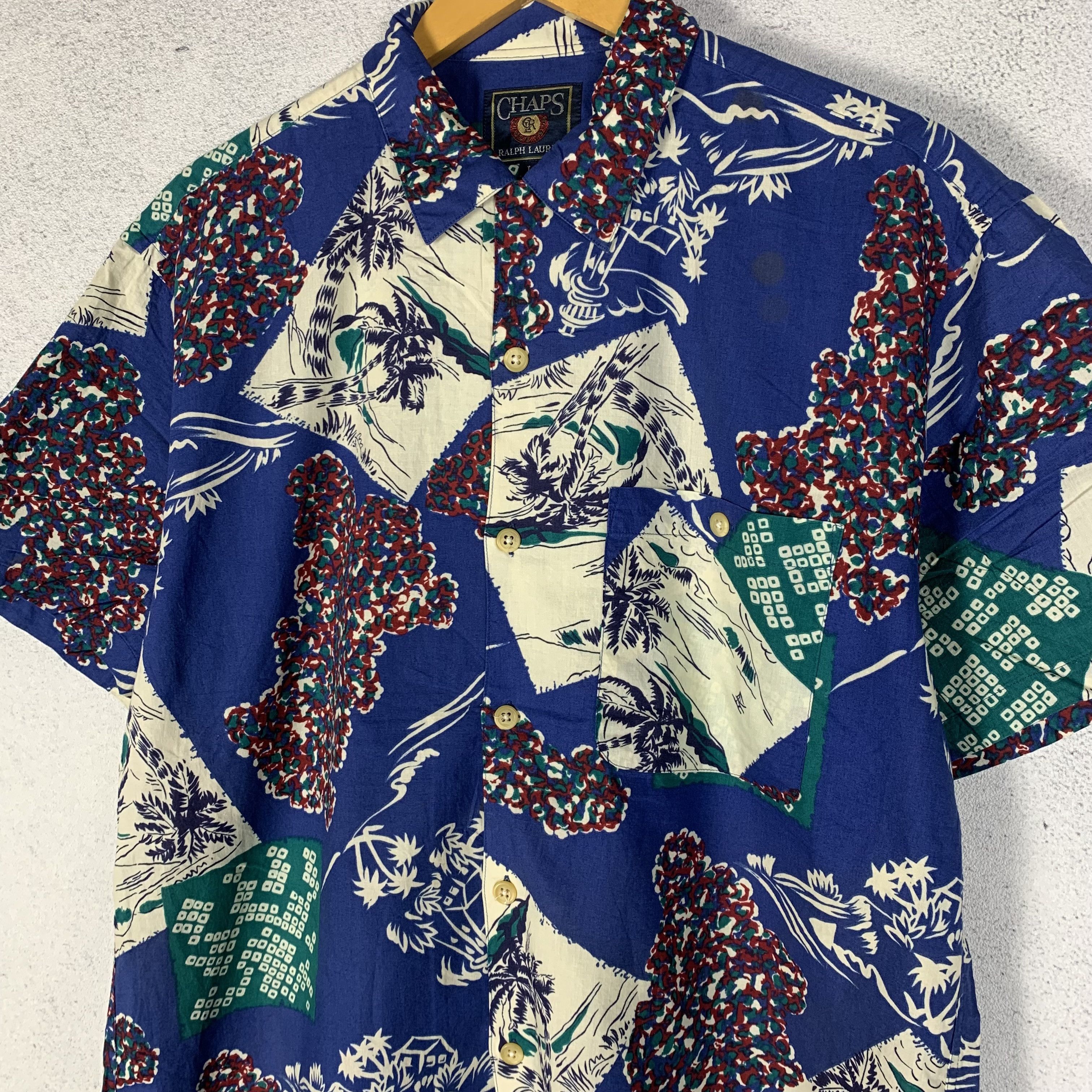 Chaps Ralph Lauren Vintage Chaps Ralph Lauren Button Up Shirt Size US L / EU 52-54 / 3 - 3 Thumbnail