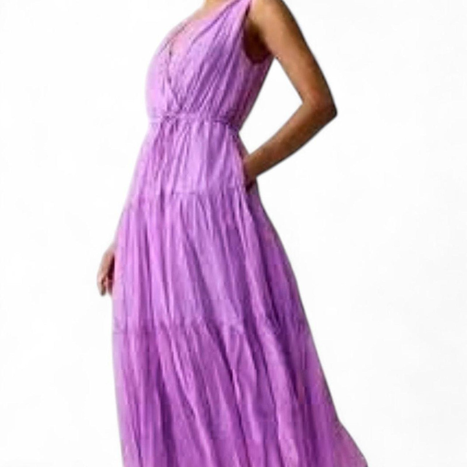 Anthropologie Anthropology - lavender maxi dress, sleeveless. Size XS / US 0-2 / IT 36-38 - 4 Thumbnail