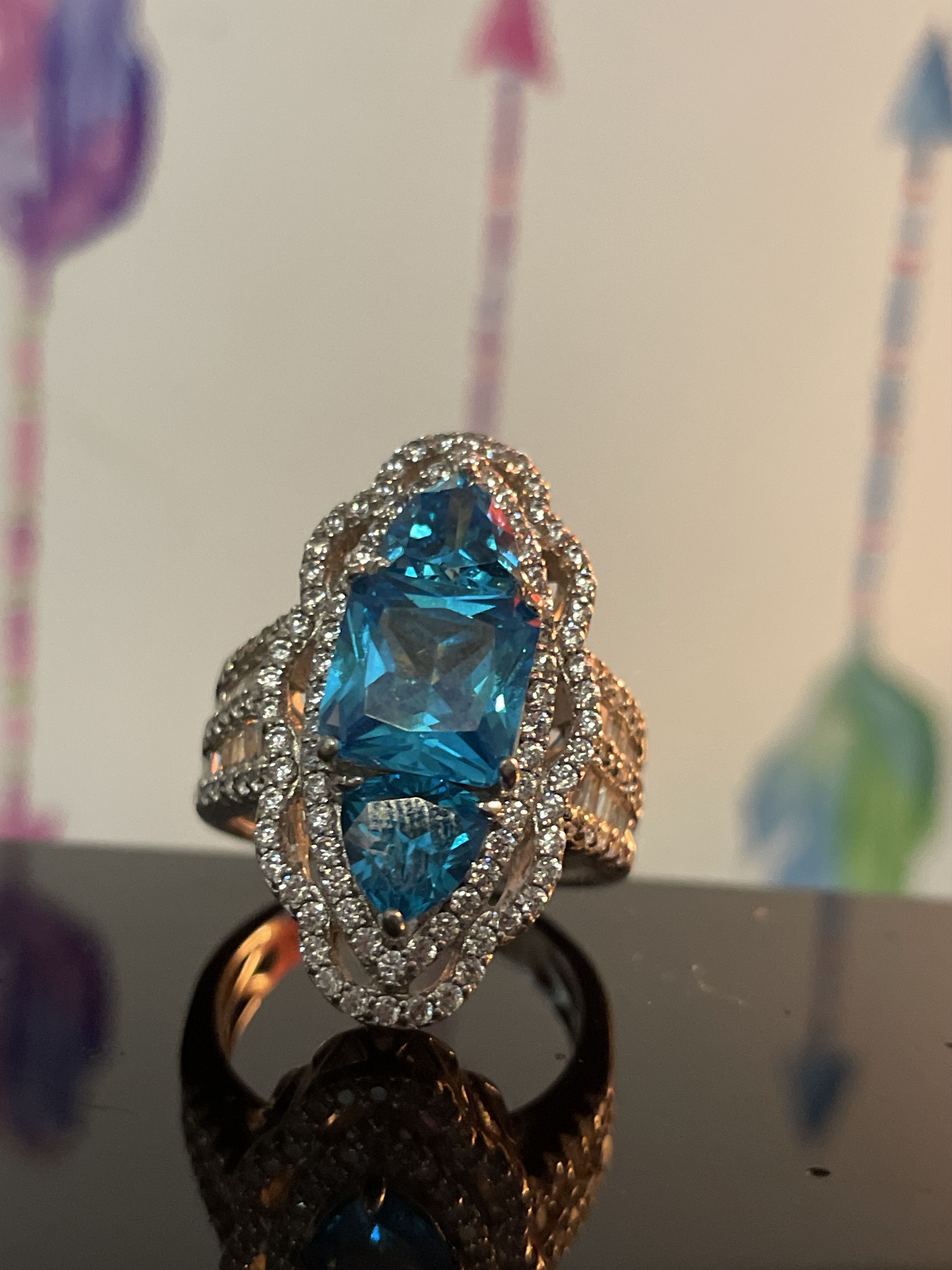 Other Aquamarine ring Size ONE SIZE - 1 Thumbnail