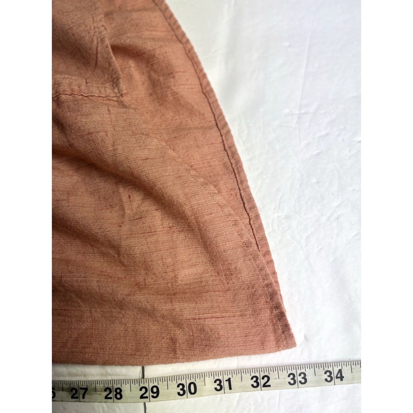 Rip Curl RIP CURL Shirt Button-Up Orange Cotton Short Sleeve - Large - Pockets Mens Size US L / EU 52-54 / 3 - 6 Thumbnail