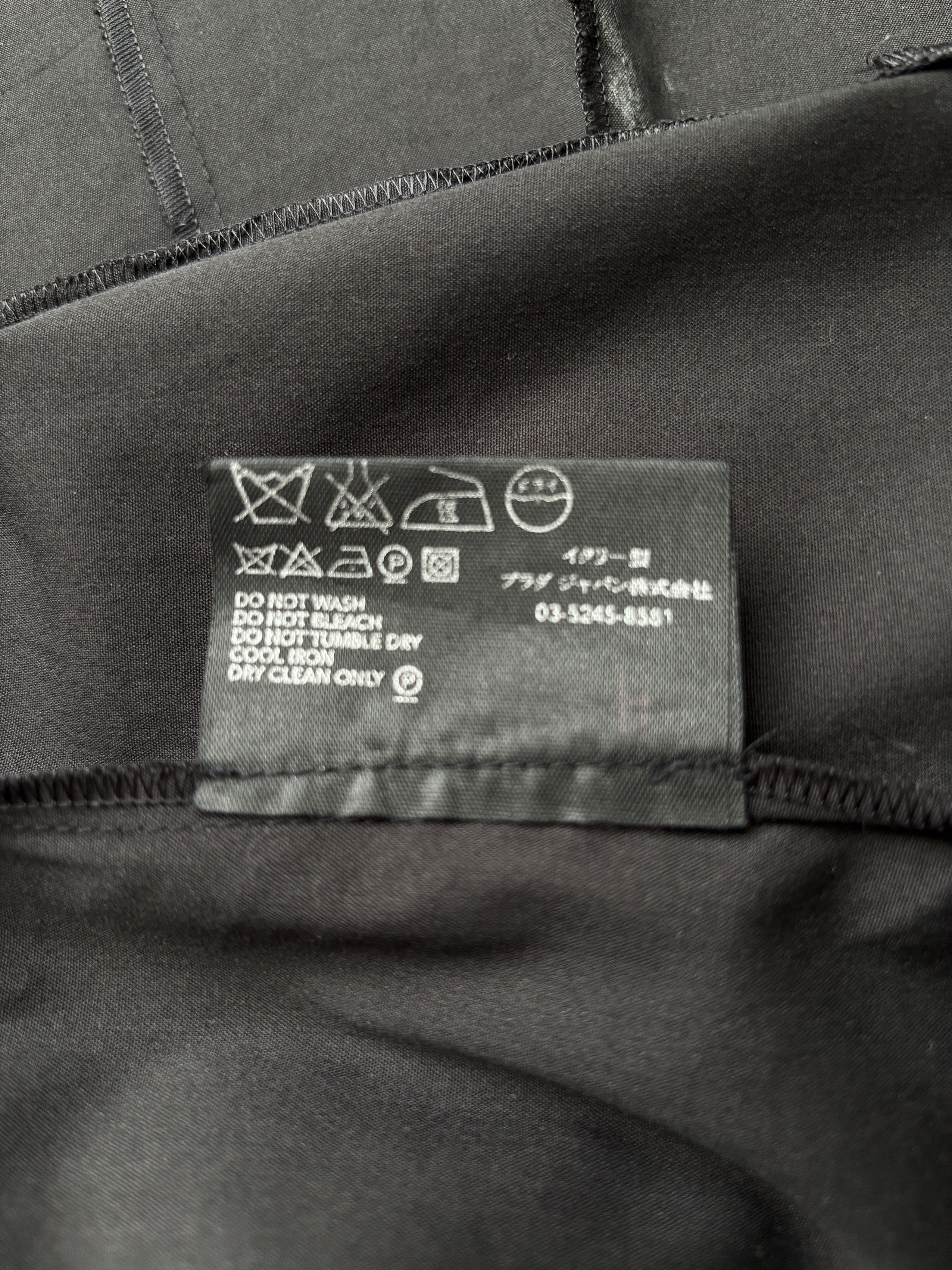 ⚡️QUICK SALE⚡️Prada Black Skirt with Round Buckle
