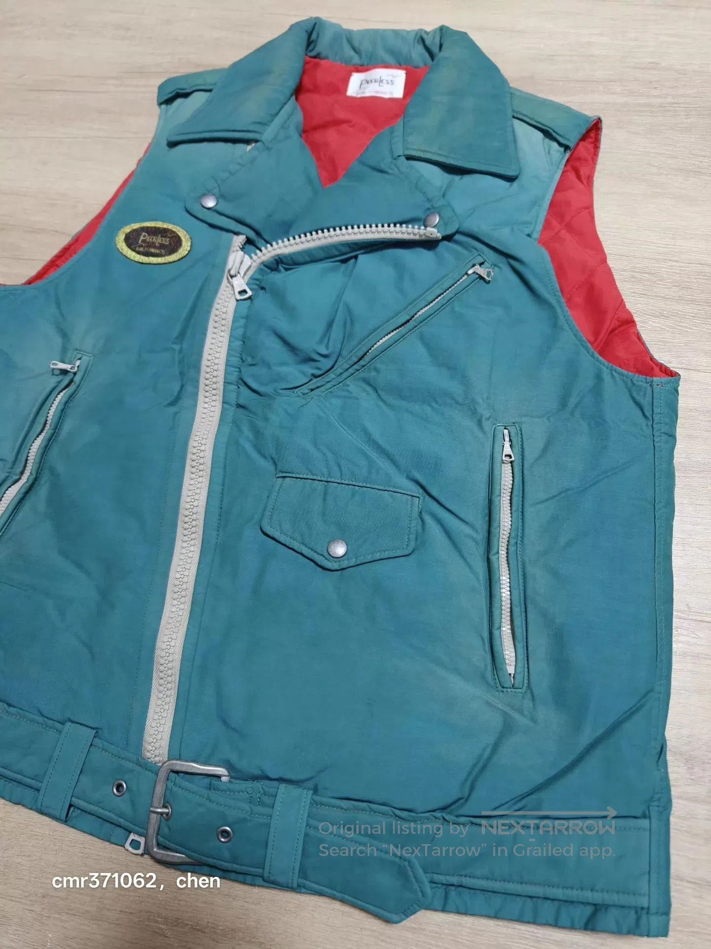 Visvim Green Quilted Moto Vest Size S. Size US S / EU 44-46 / 1 - 4 Thumbnail