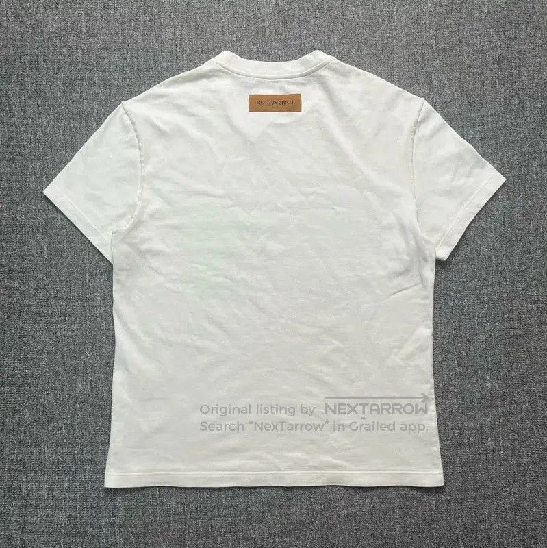 Louis Vuitton Louis Vuitton Men's Cotton T-Shirt in White . Size US M / EU 48-50 / 2 - 2 Thumbnail