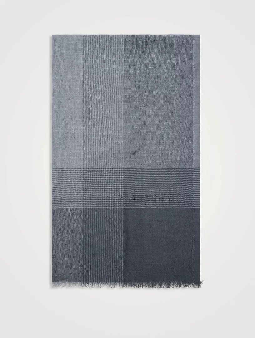 Brunello Cucinelli o1la1rc1a0425 Size: OS/Scarf in Grey Size ONE SIZE - 2 Thumbnail