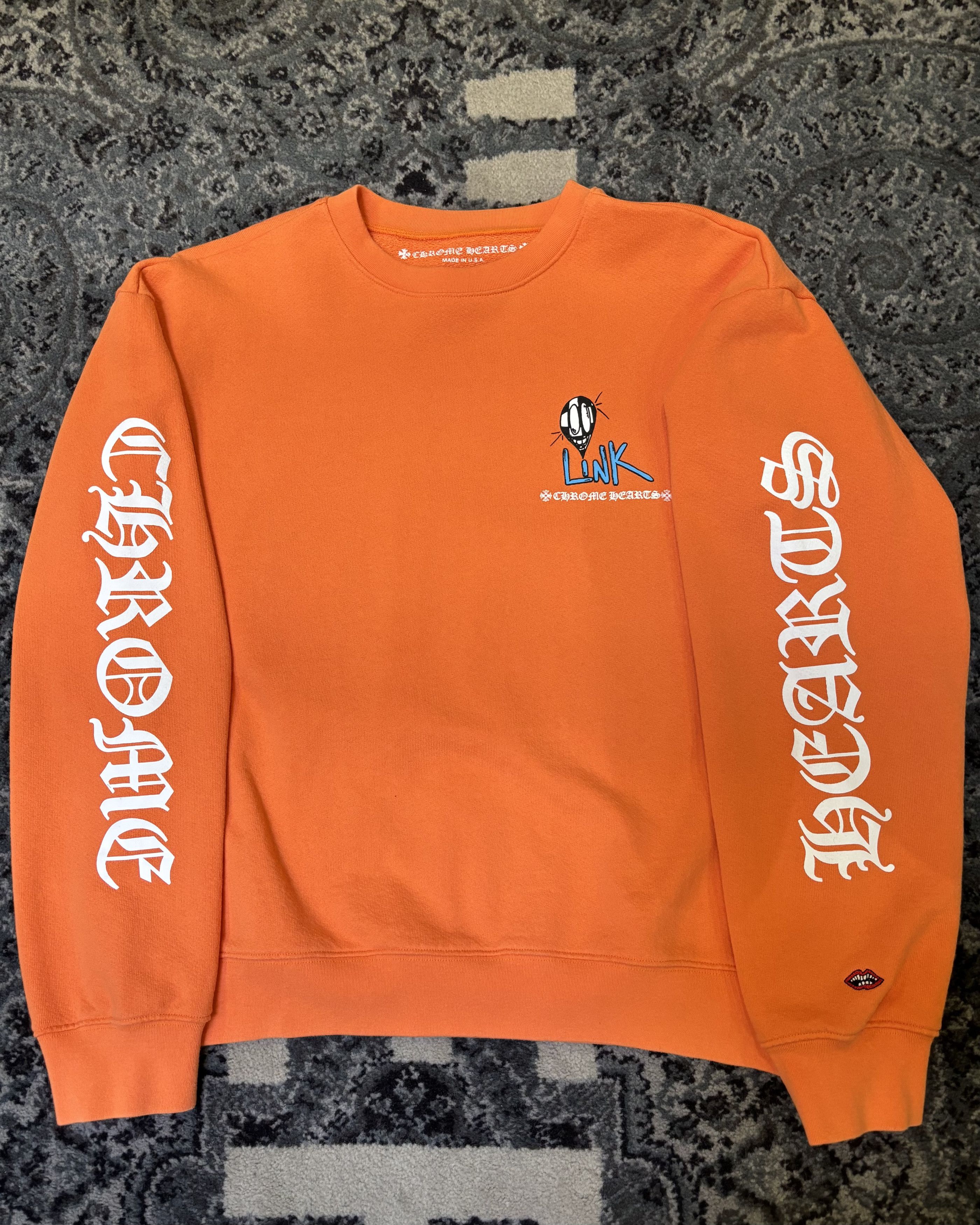 Chrome Hearts Chrome Hearts Matty Boy Link & Build Hoodie Orange