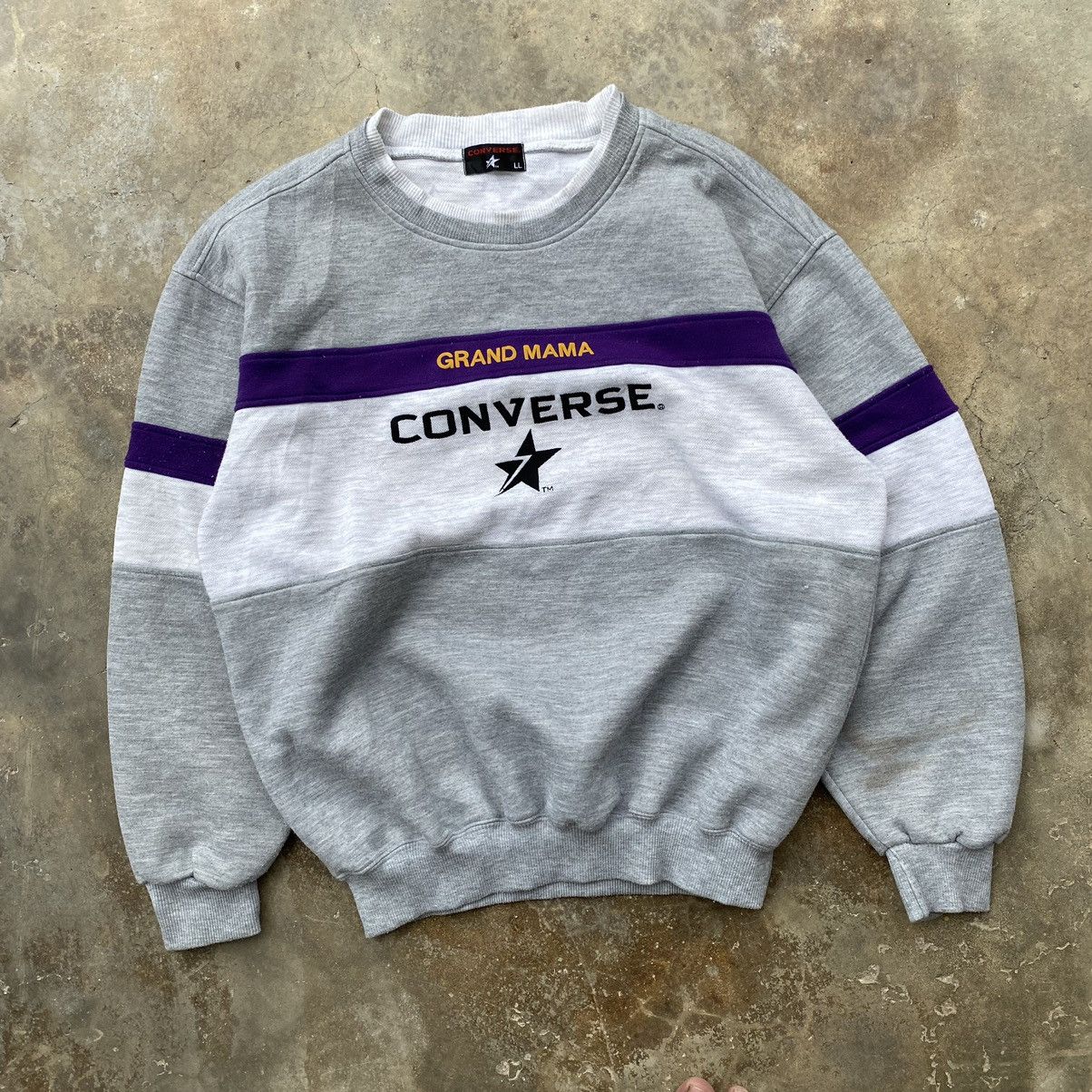 Converse 💥Converse GrandMama Big Logo Spell Out Size US L / EU 52-54 / 3 - 2 Thumbnail