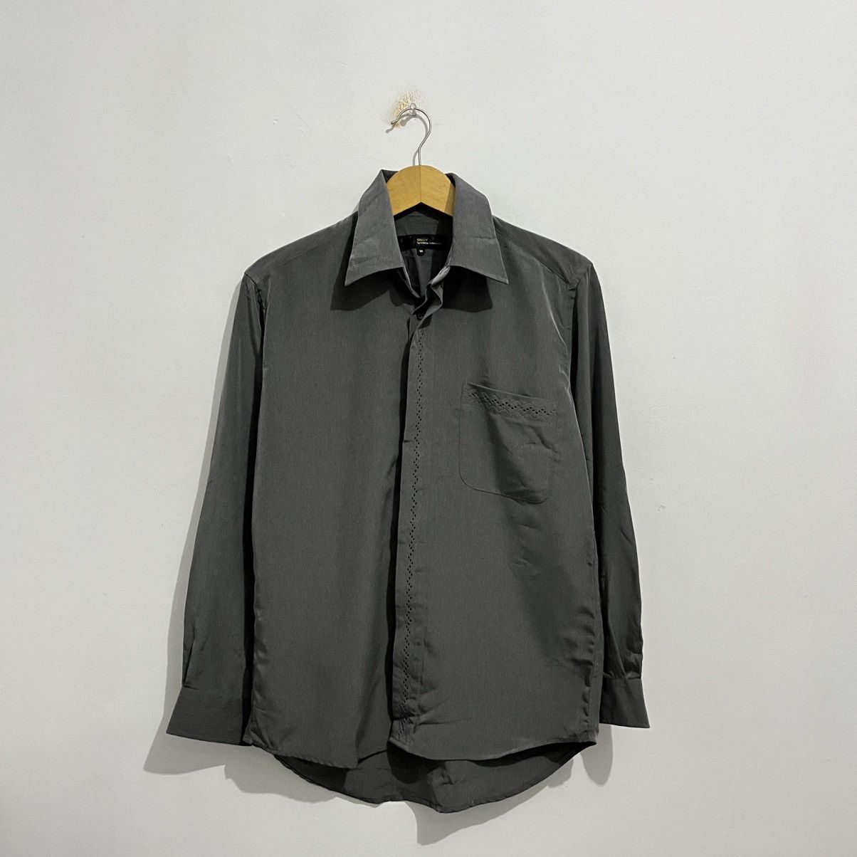 Japanese Brand × Kansai Yamamoto Kansai Yamamoto Vintage Long Sleeve Shirt Size US M / EU 48-50 / 2 - 1 Thumbnail