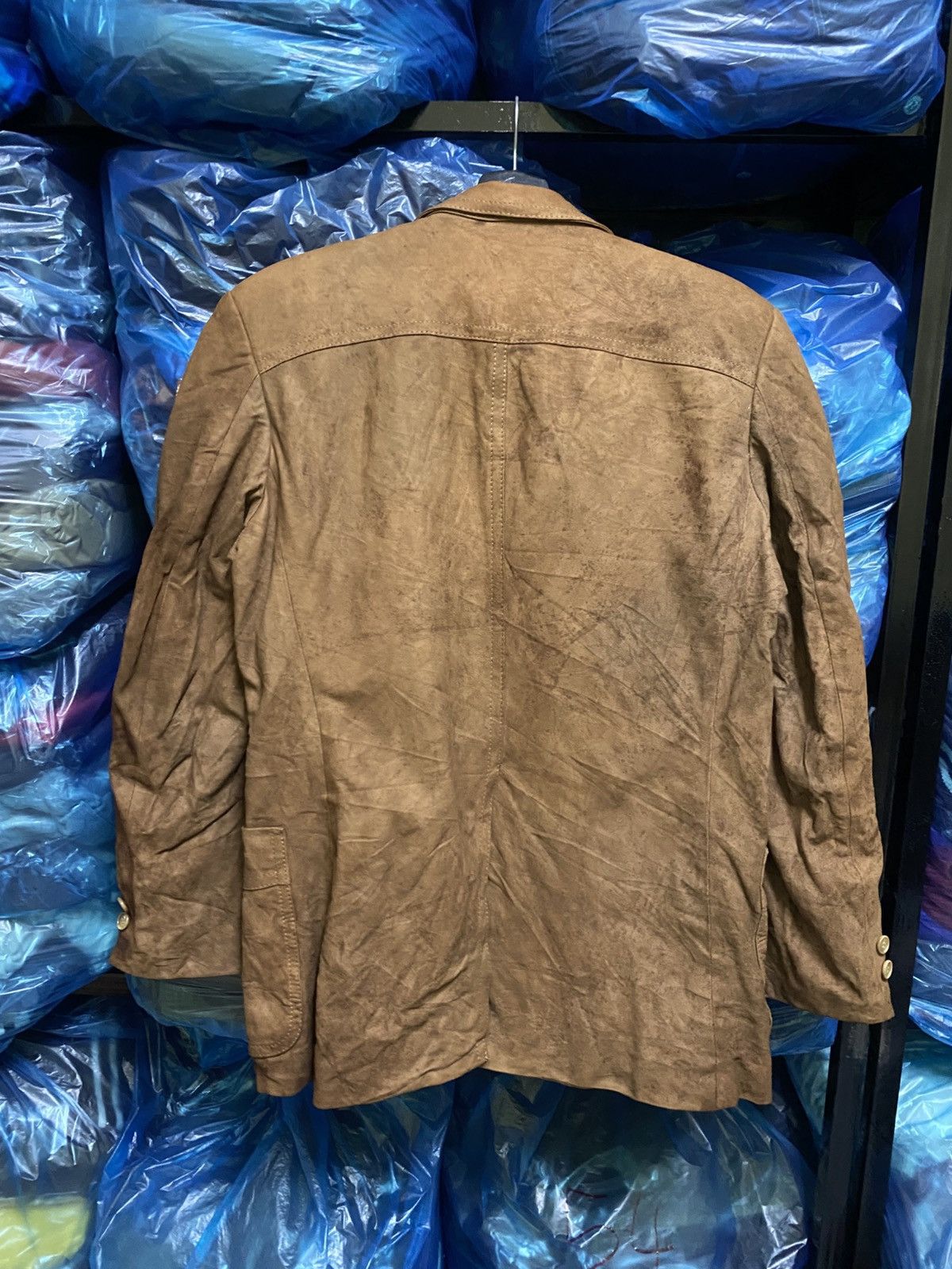 Vintage Vintage Colandy Brown Leather Soft Lambskin Sports Coat Size US M / EU 48-50 / 2 - 9 Thumbnail