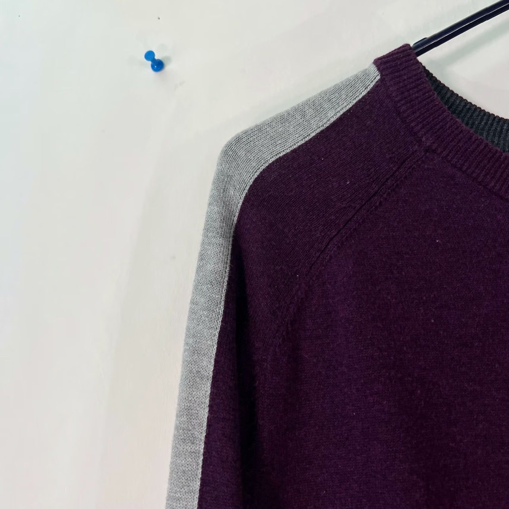 DKNY DKNY Womens Pullover Sweater Size XL Long Sleeve Crew Neck Solid Purple Knit Casual Size XL / US 12-14 / IT 48-50 - 4 Thumbnail