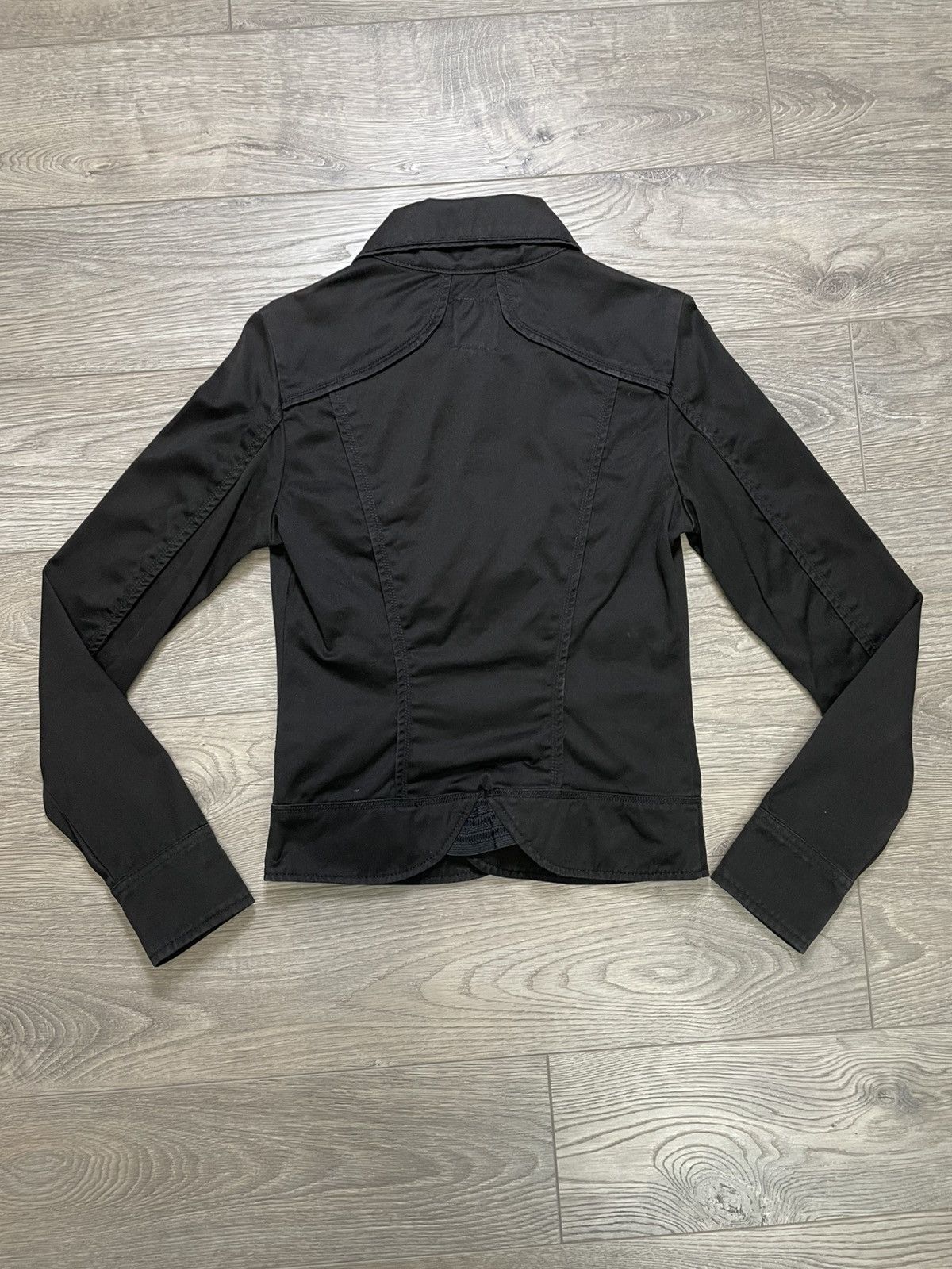 Diesel Vintage Y2K Diesel Industry Black Moto Utility Jacket XS Size XS / US 0-2 / IT 36-38 - 3 Thumbnail