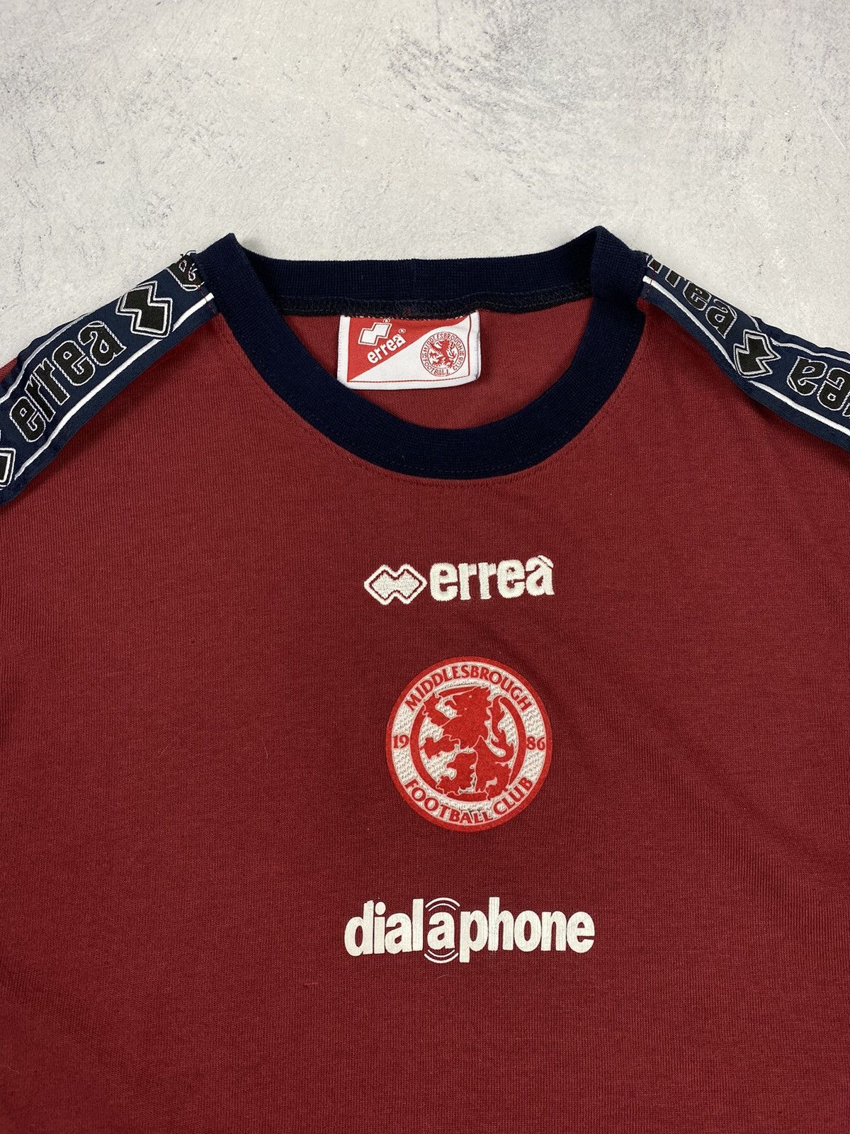 Errea × Vintage Errea Middlesbrough F.C. Away Vintage T Shirt Cotton Jersey Size US XXL / EU 58 / 5 - 5 Thumbnail
