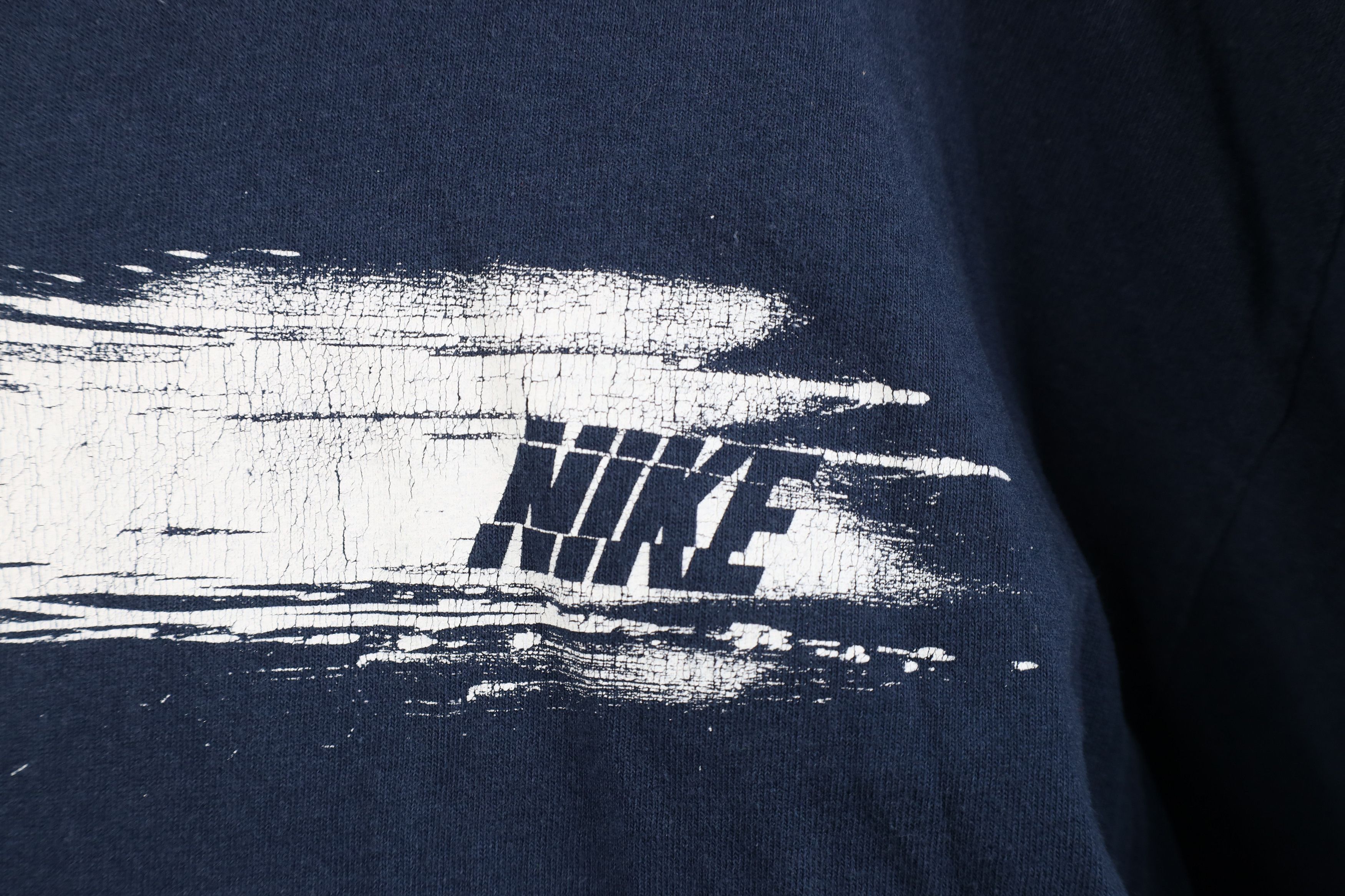 Nike Vintage Y2K Nike Spell Paint Brush Long Sleeve T-Shirt Blue Size US XL / EU 56 / 4 - 6 Thumbnail