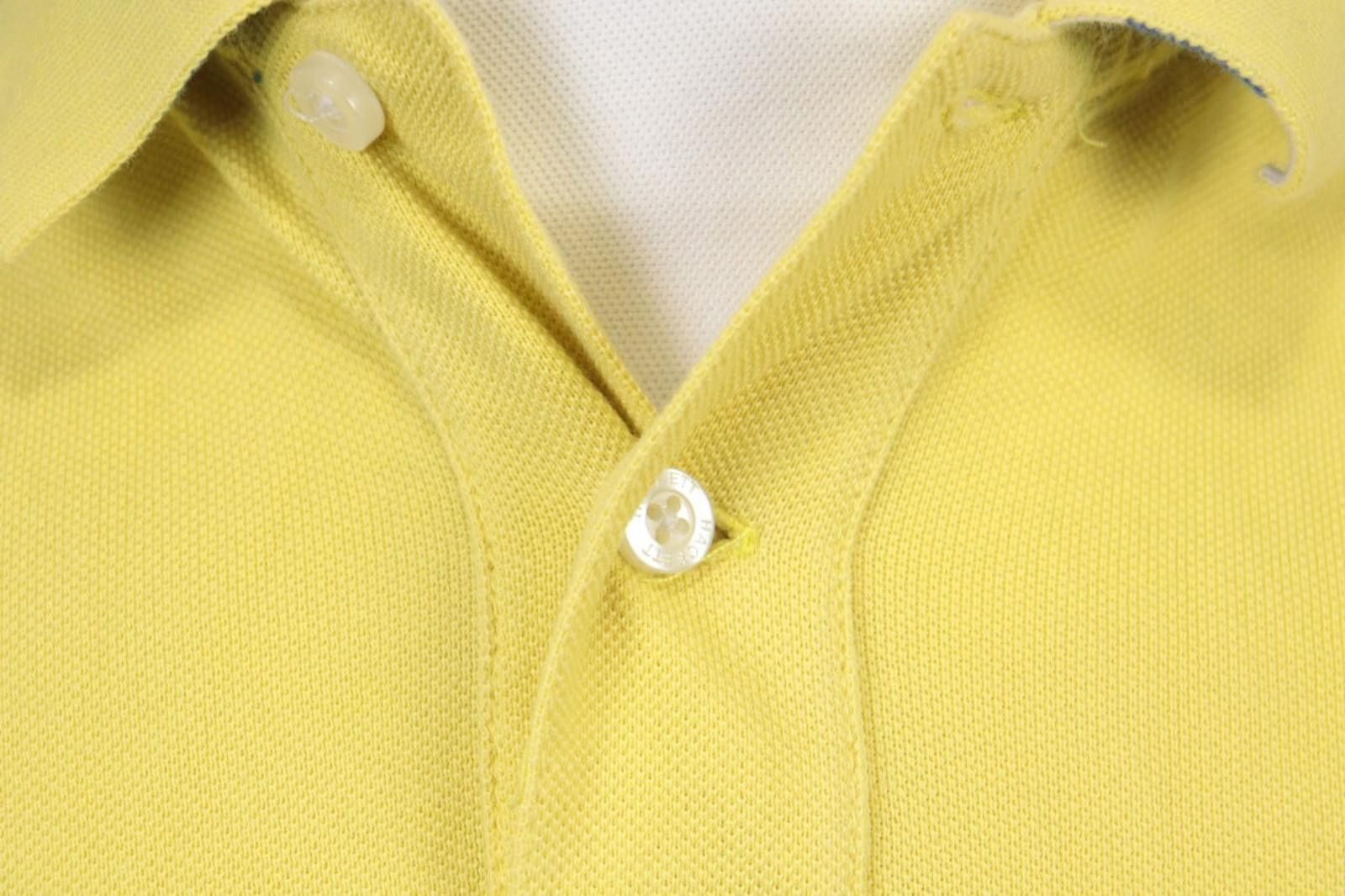 Designer Hackett London Yellow Short Sleeve Polo Shirt Size S Size US S / EU 44-46 / 1 - 5 Thumbnail