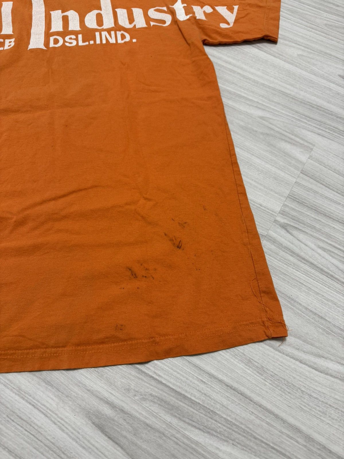 Diesel × Vintage Vintage Y2K Diesel Industry Big Logo Orange tee Size US M / EU 48-50 / 2 - 5 Thumbnail