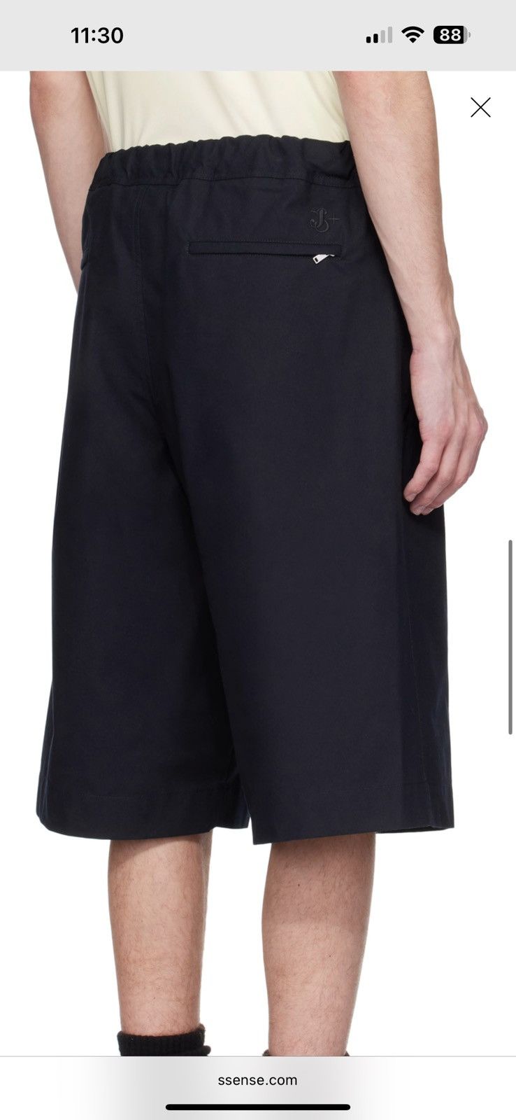 Jil Sander Jil Sander Navy Organic Bermuda Shorts Size US 34 / EU 50 - 3 Thumbnail