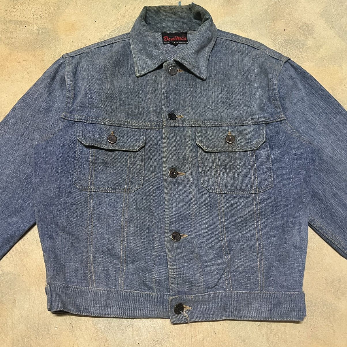 Japanese Brand × Vintage Distress Denim Jacket Size US M / EU 48-50 / 2 - 3 Thumbnail
