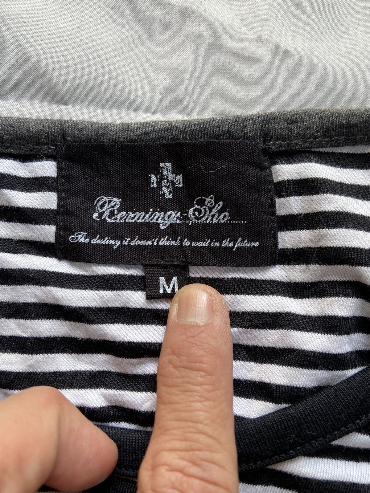 BERNINGS SHO CROSS NECKLACE DOUBLER LAYER STRIPED LONG SLEEVE Size US M / EU 48-50 / 2 - 14 Thumbnail