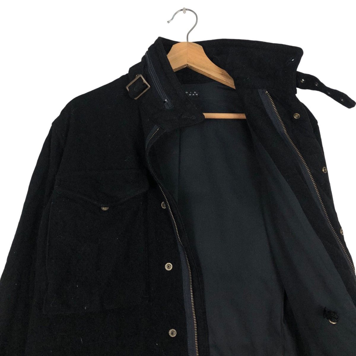 Japanese Brand 📌Rich Black Zipper Biker Jacket Bondage Paranoid Japan Size US S / EU 44-46 / 1 - 13 Thumbnail