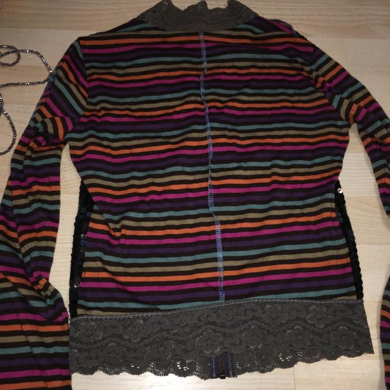 Designer y2k jumper zip up French wooXoom Paris sz S T1 Size S / US 4 / IT 40 - 2 Thumbnail
