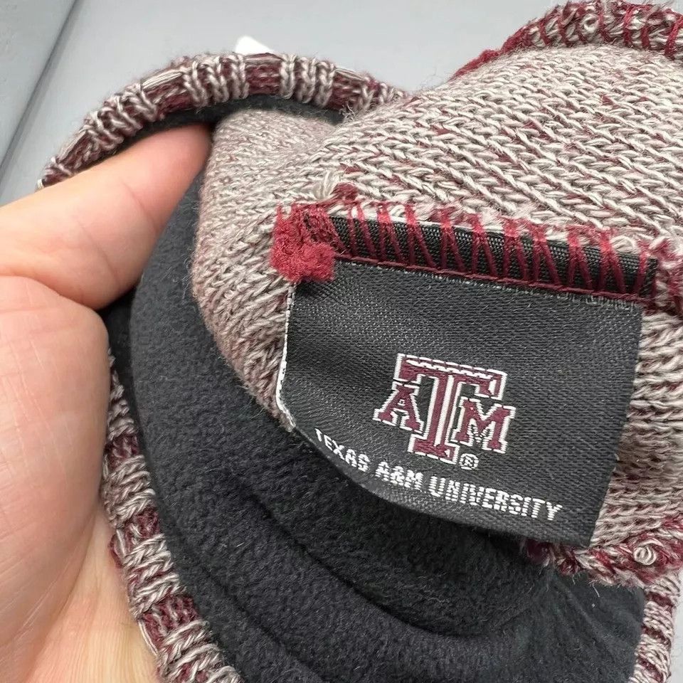 Adidas Texas A&M Aggies Hat Men Adidas Cuffed Beanie Cap New Adult Size ONE SIZE - 3 Thumbnail