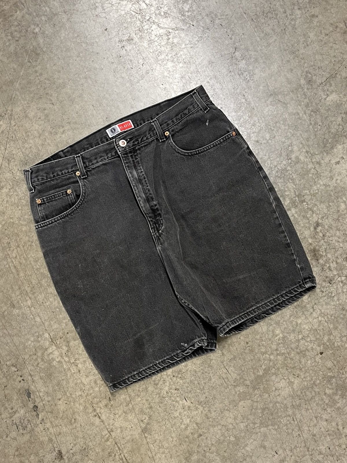 Vintage Jorts baggy fit vintage black pair streetwear skater Size US 36 / EU 52 - 6 Thumbnail