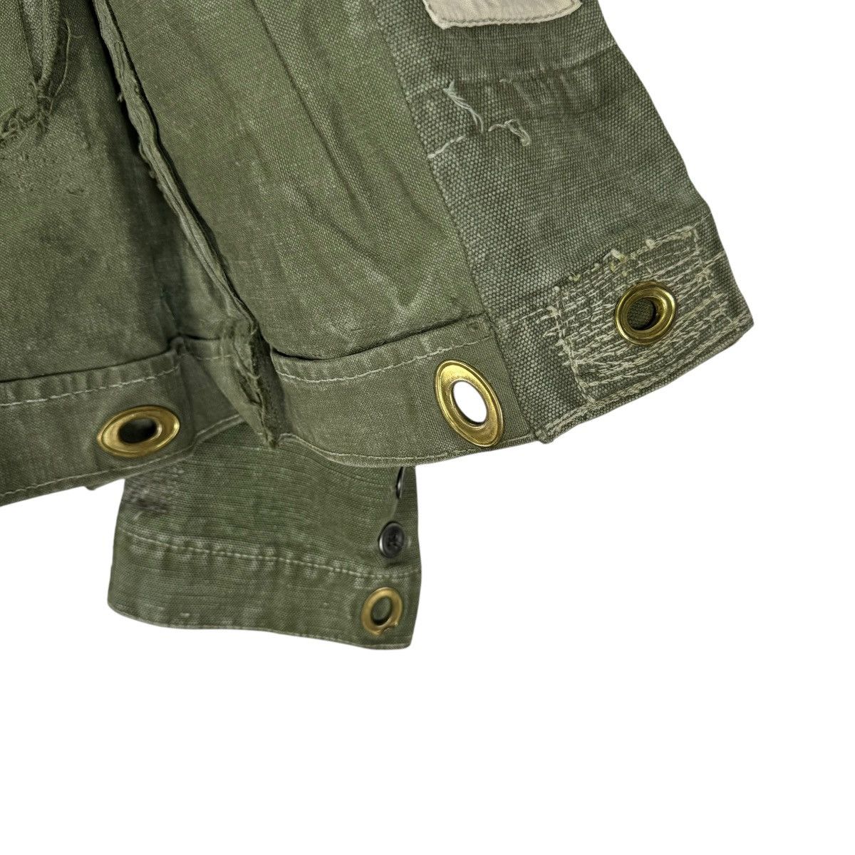Greg Lauren ☀️GREG LAUREN LINEN DUFFLE MILITARY JACKET Size US S / EU 44-46 / 1 - 15 Thumbnail