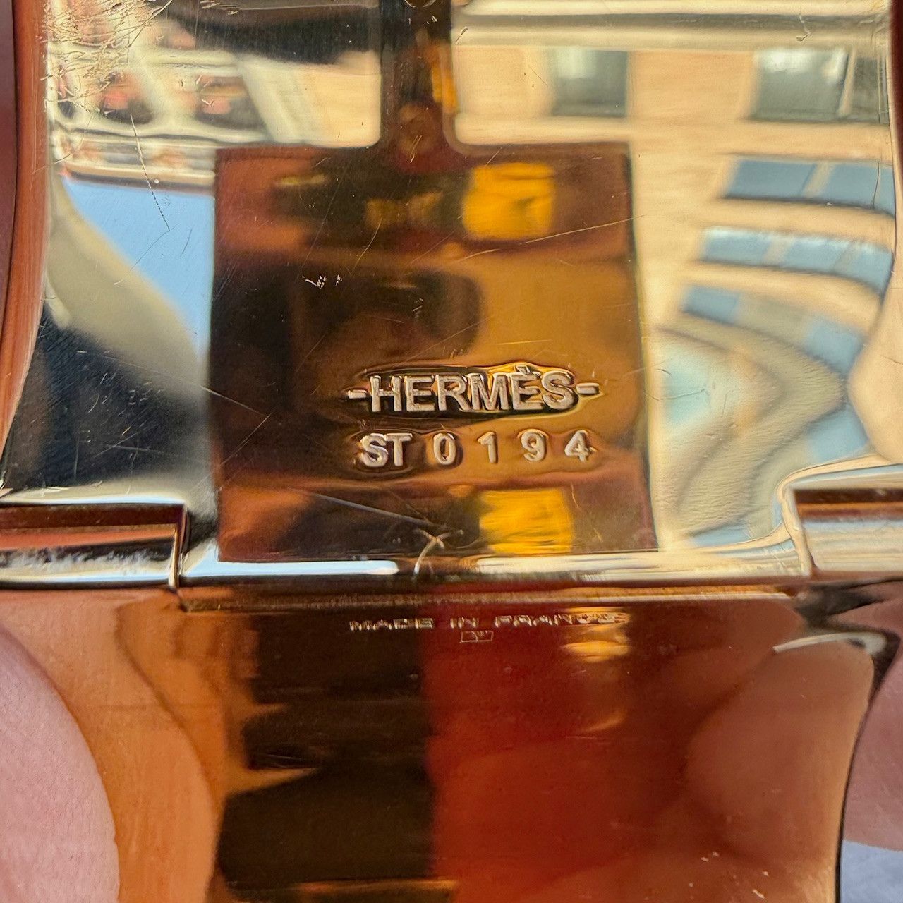 Hermes Hermès Pink Enamel Extra Wide Clic Clac Gold Plated Bracelet Size ONE SIZE - 9 Thumbnail