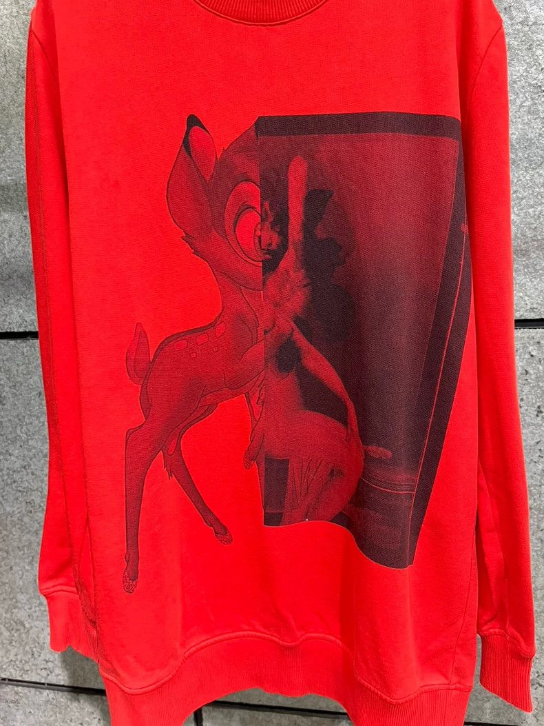 Givenchy Givenchy Red hoodie with deer pattern, size XS Size US XS / EU 42 / 0 - 6 Thumbnail