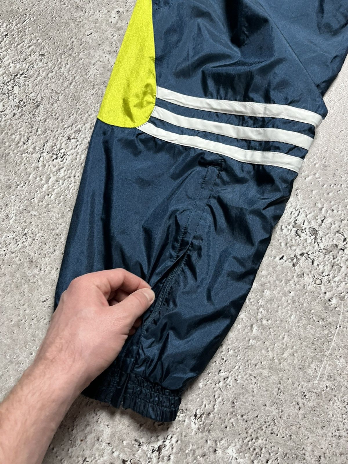 Adidas × Vintage Vintage Y2K Adidas Nylon Drill Track Pants Size US 36 / EU 52 - 12 Thumbnail