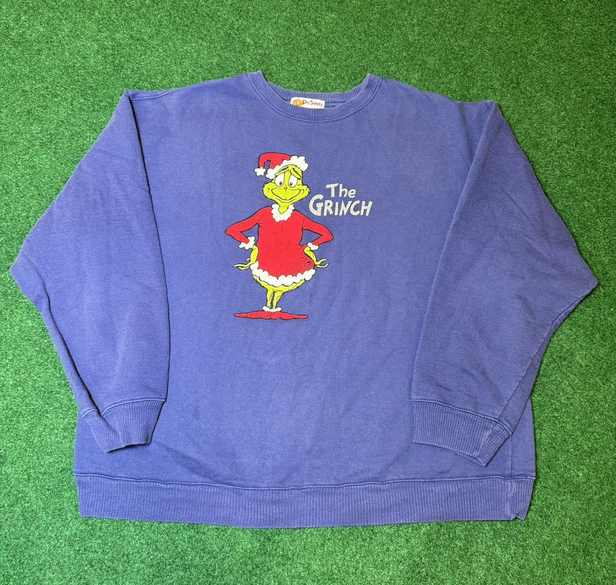 Vintage Vintage 90s The Grinch Dr Suess Christmas Sweatshirt Size M / US 6-8 / IT 42-44 - 1 Thumbnail