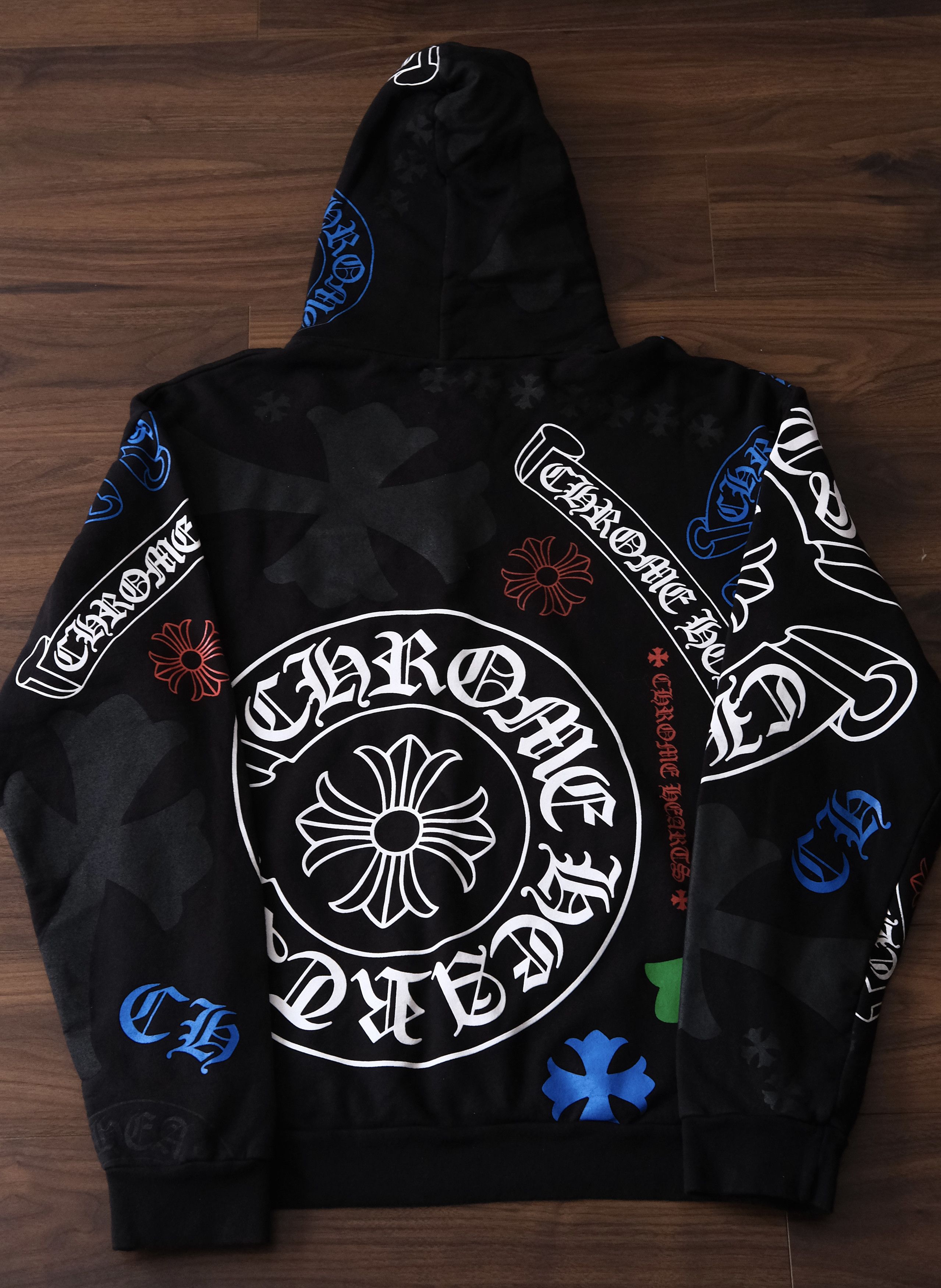 Chrome Hearts Chrome Hearts Stencil Hoodie Black Size US XL / EU 56 / 4 - 4 Thumbnail