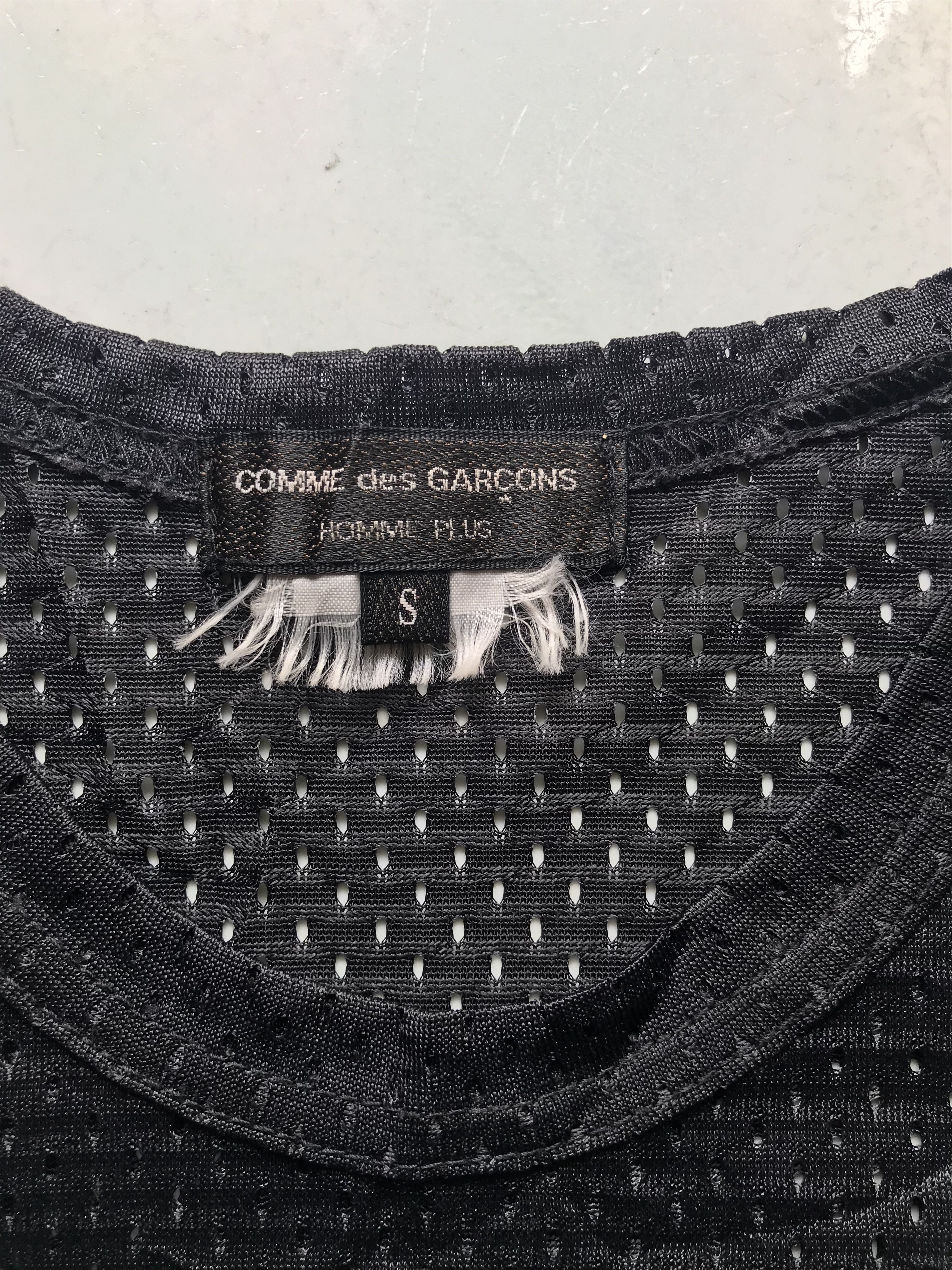 Comme des Garcons Homme Plus × Designer Comme des garcons ester mesh tshirt Size US S / EU 44-46 / 1 - 4 Thumbnail