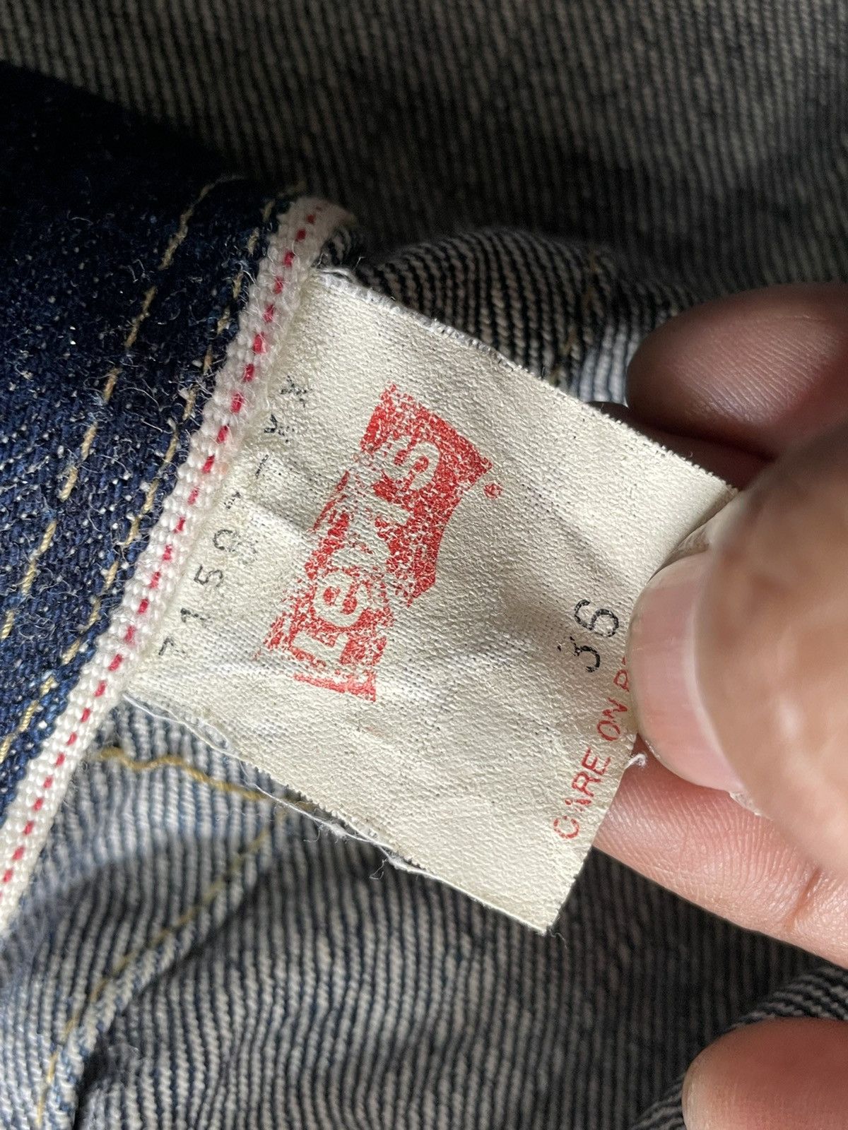 Levi's Vintage 1999 Levis 507XX E Selvedge Denim Jacket Size US S / EU 44-46 / 1 - 14 Thumbnail