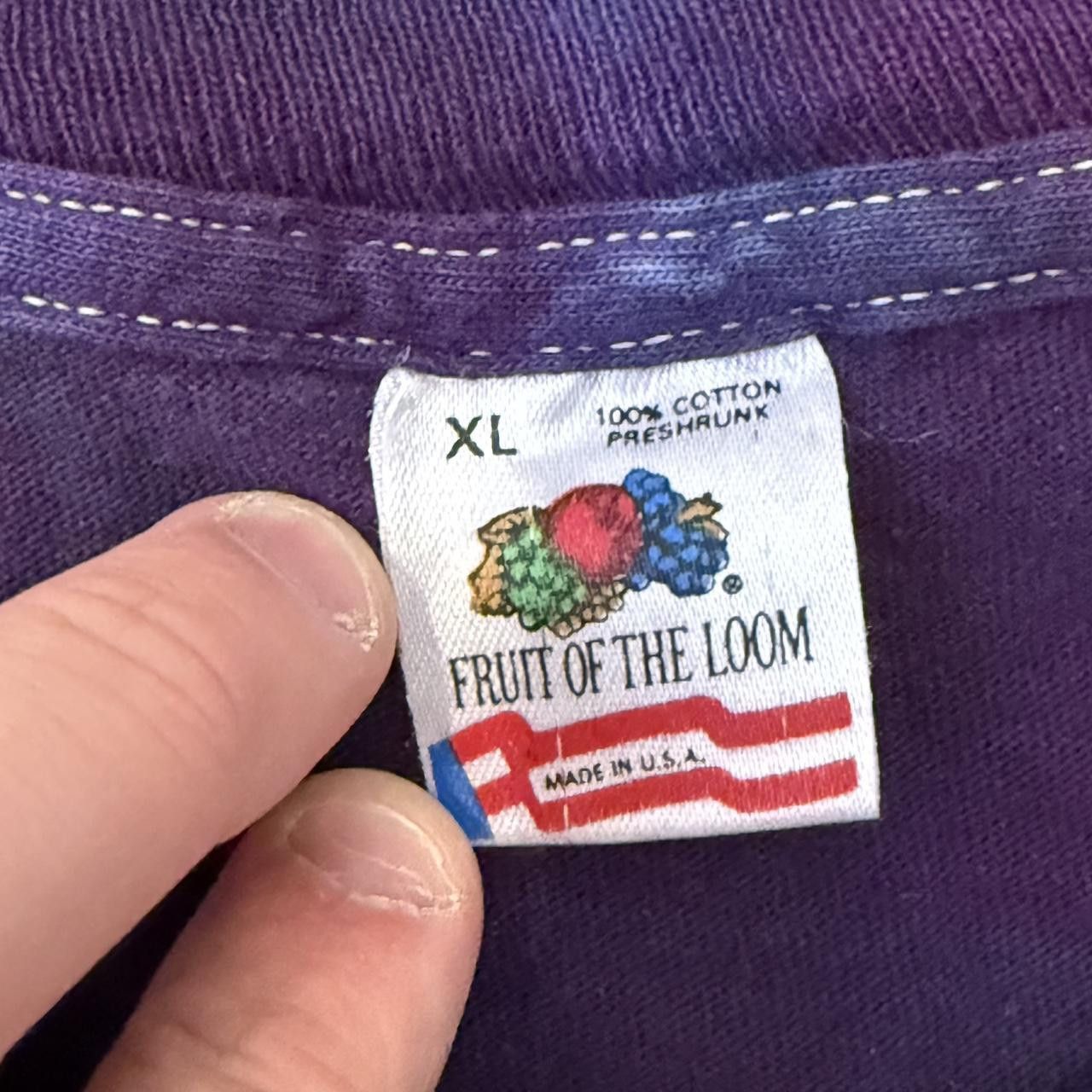Fruit Of The Loom Vintage 90s Space Galaxy Tee Tie Dye 1992 Men’s XL Size US XL / EU 56 / 4 - 5 Thumbnail