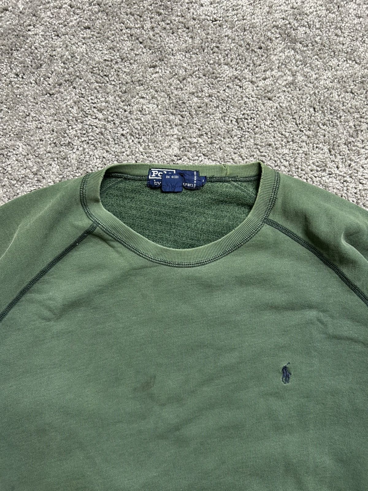 Polo Ralph Lauren Vintage 90s Polo Ralph Lauren Crewneck Contrast Stitch Sweat Size US XL / EU 56 / 4 - 2 Thumbnail