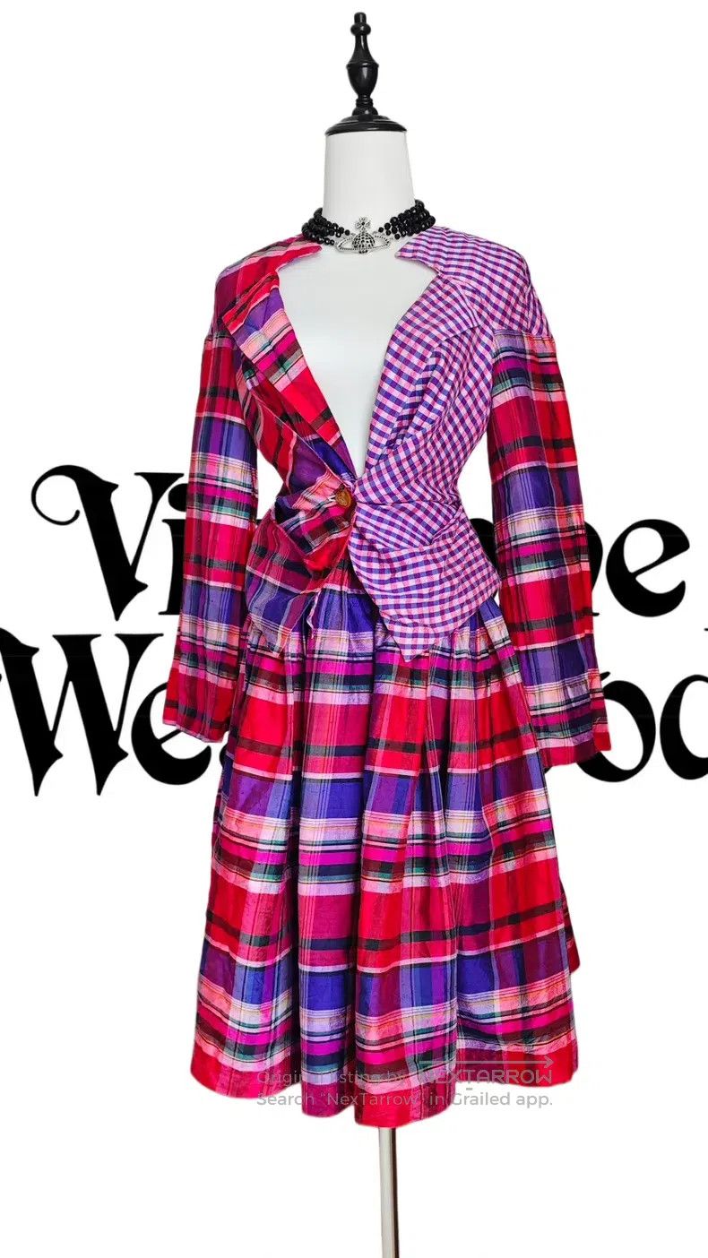 Vivienne Westwood Vivienne Westwood Plaid Patchwork Suit Size XS / US 0-2 / IT 36-38 - 3 Thumbnail