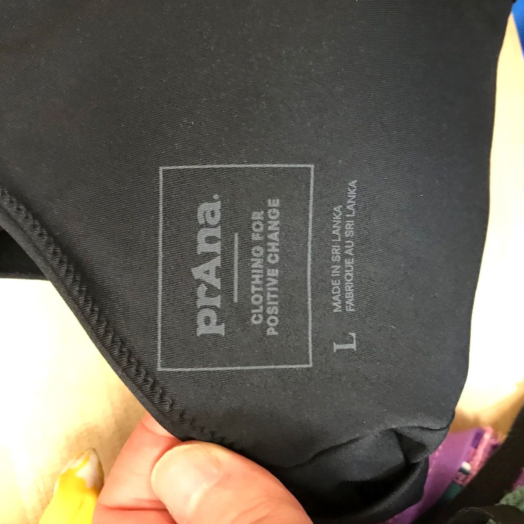 Prana prAna Womens Black Scoop Neck Adjustable Strap Bikini Top Size Large Size L / US 10 / IT 46 - 7 Thumbnail