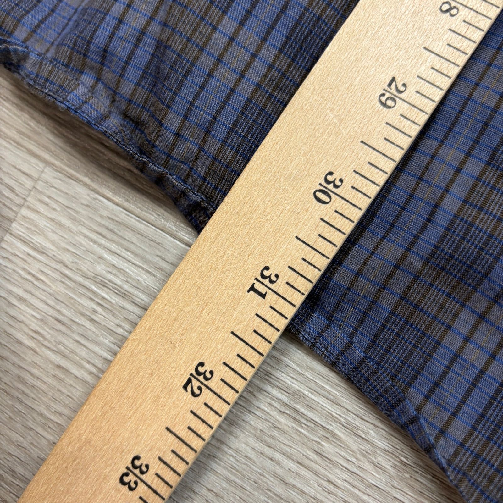John Varvatos John Varvatos Star USA Luxe Plaid Button Up Shirt Men's 2XL Size US XXL / EU 58 / 5 - 6 Thumbnail