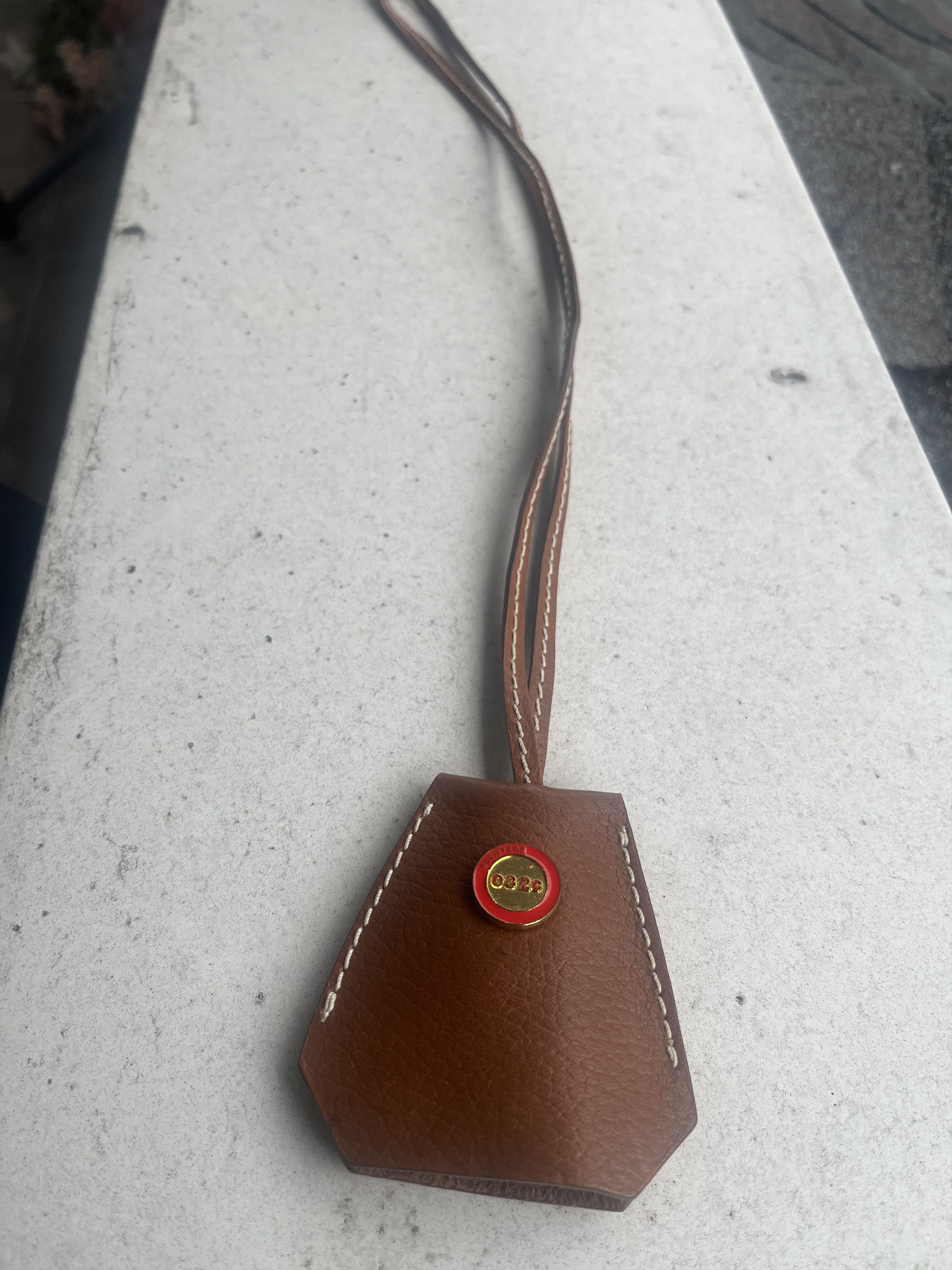 032c 032C Leather Keychain Holder Size ONE SIZE - 3 Thumbnail