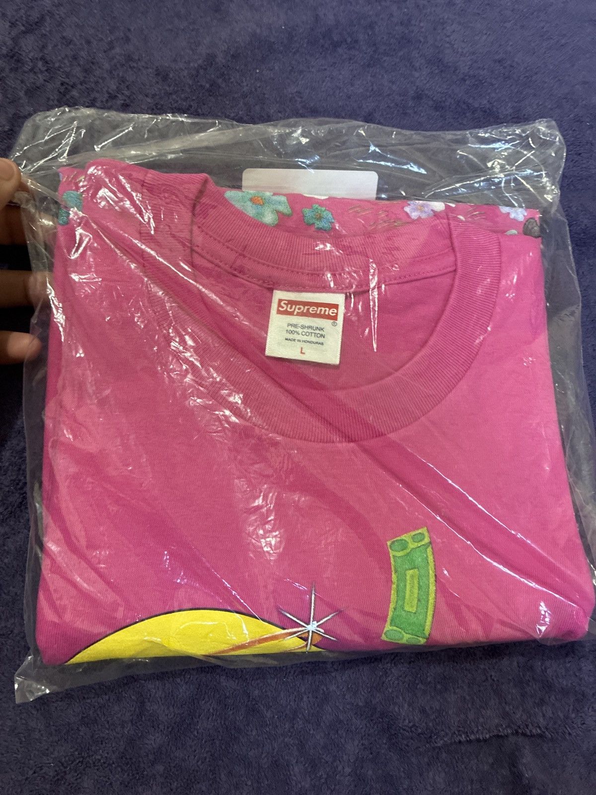 Supreme Supreme All Dogs Go To Heaven Tee Pink Size US L / EU 52-54 / 3 - 3 Thumbnail