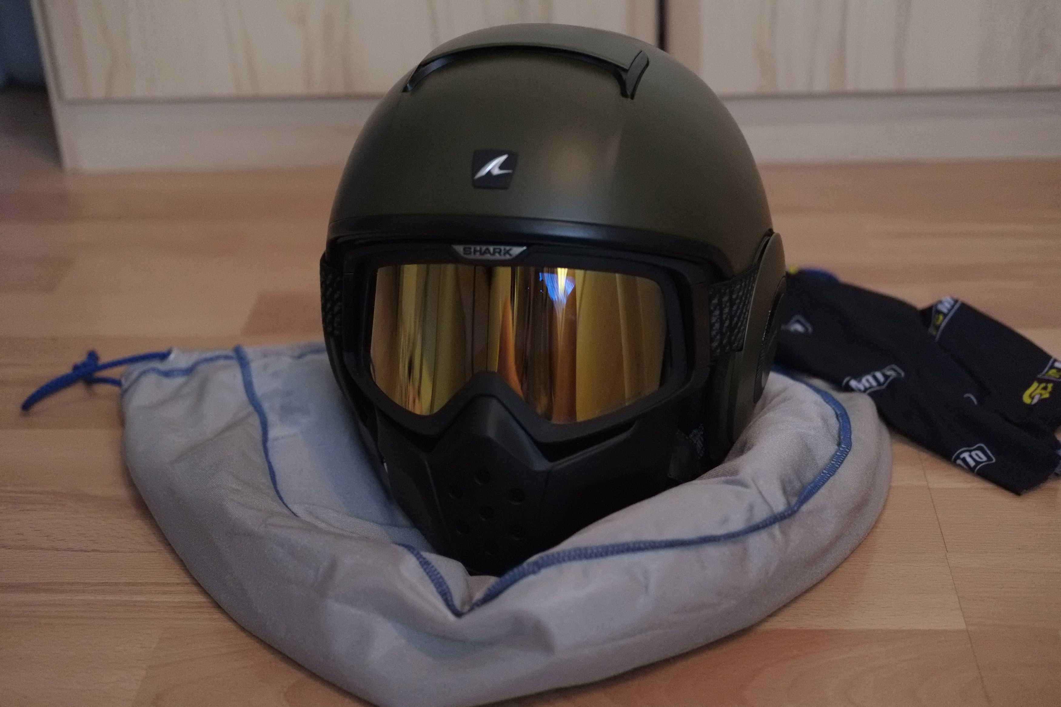 Other Motorcycle Helmet Shark Drak Raw Size ONE SIZE - 1 Thumbnail