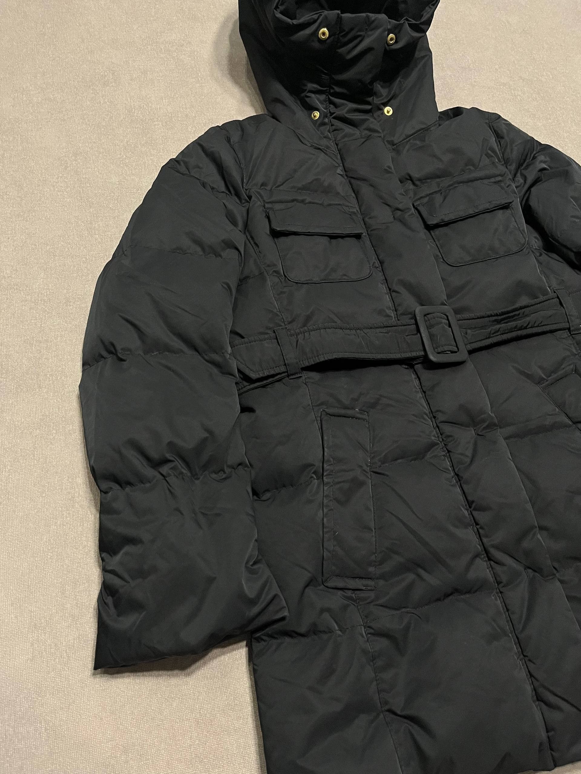 Jil Sander × Uniqlo Jil Sander x Uniqlo Women`s Down Coat Jacket Belted Sz M Size M / US 6-8 / IT 42-44 - 5 Thumbnail