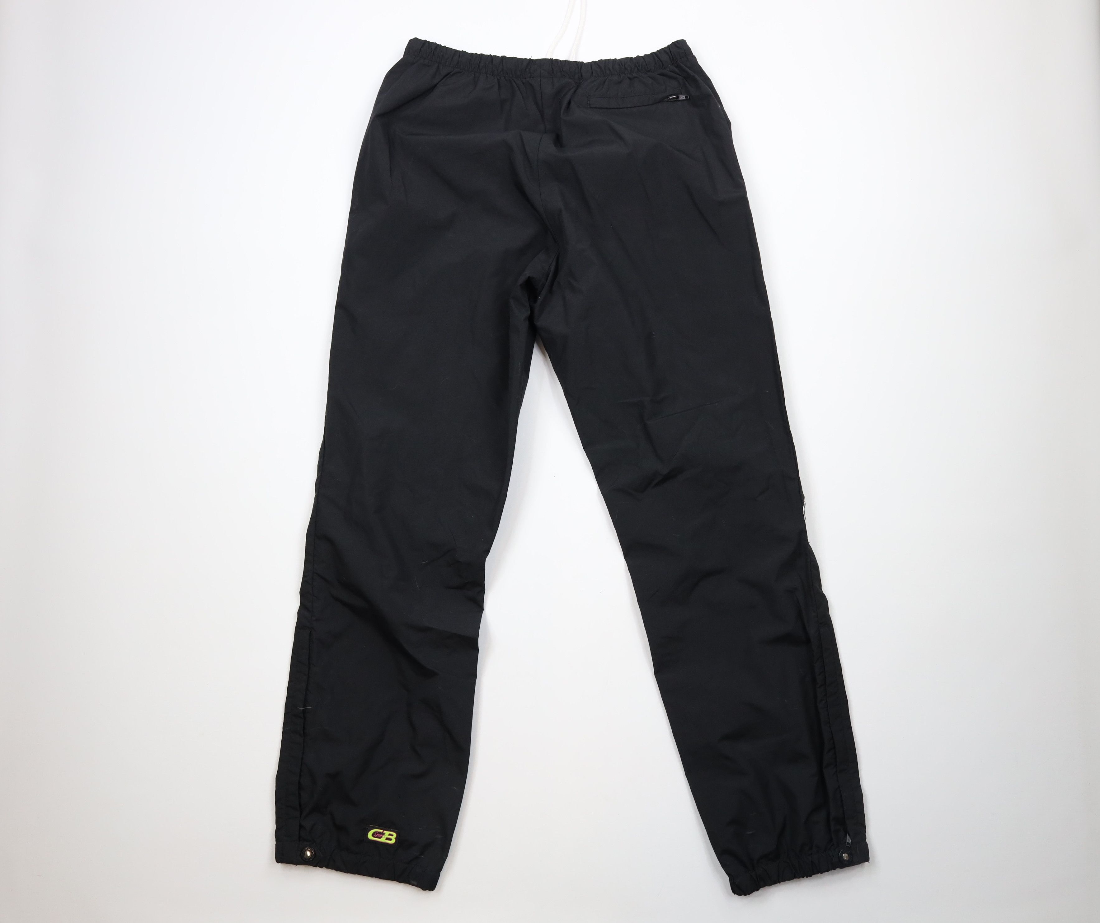 Vintage Vintage 80s Streetwear Rain Pants Joggers Black USA Size US 36 / EU 52 - 11 Thumbnail