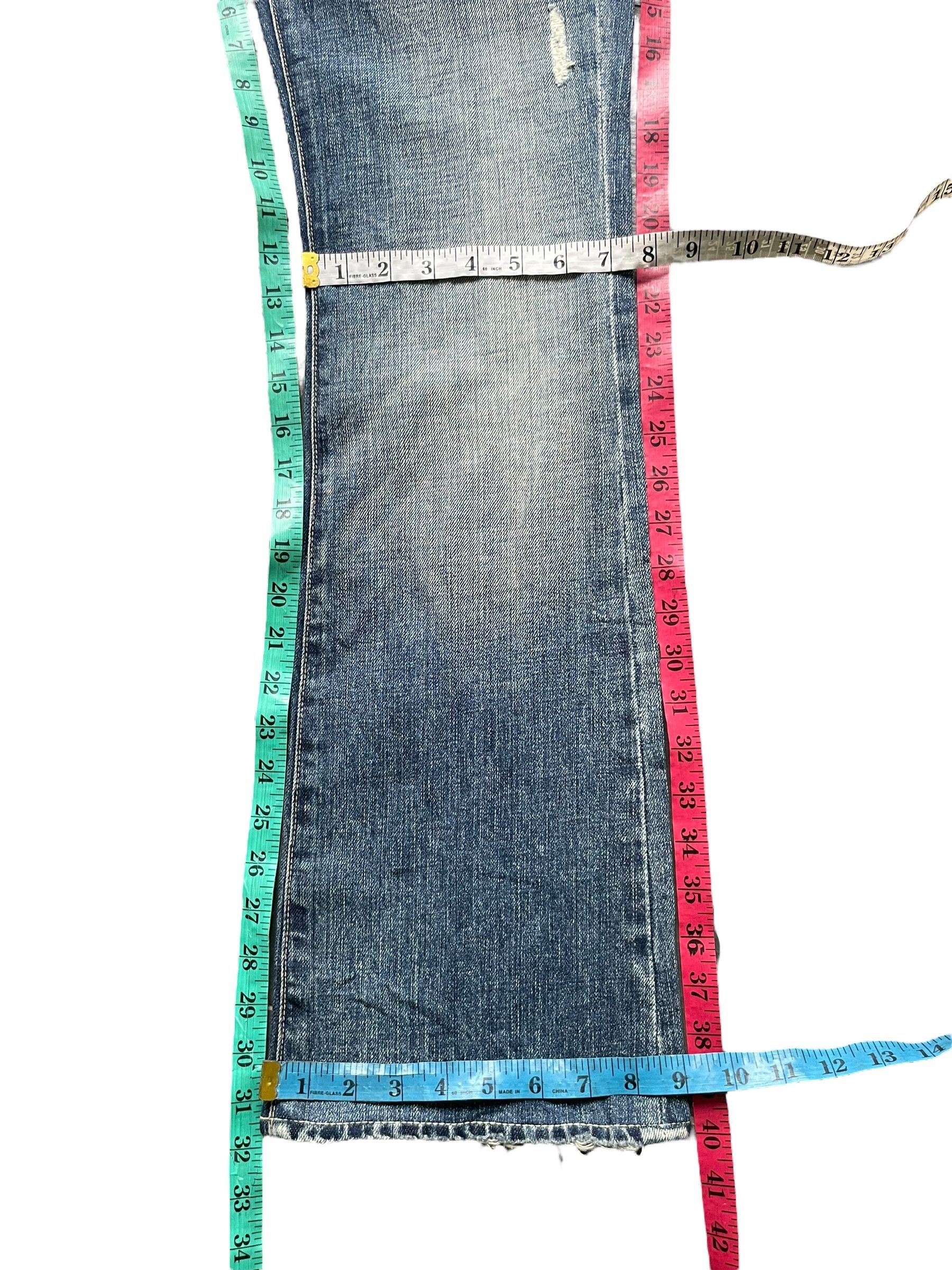 7 For All Mankind Flare 7 For All Mankind Distresed Denim Size 29" - 10 Thumbnail
