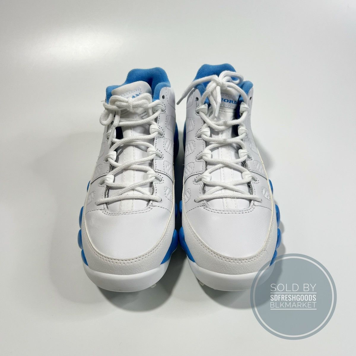 Nike ike Air Jordan 9 Low Golf University Blue Size US 7 / EU 40 - 2 Thumbnail