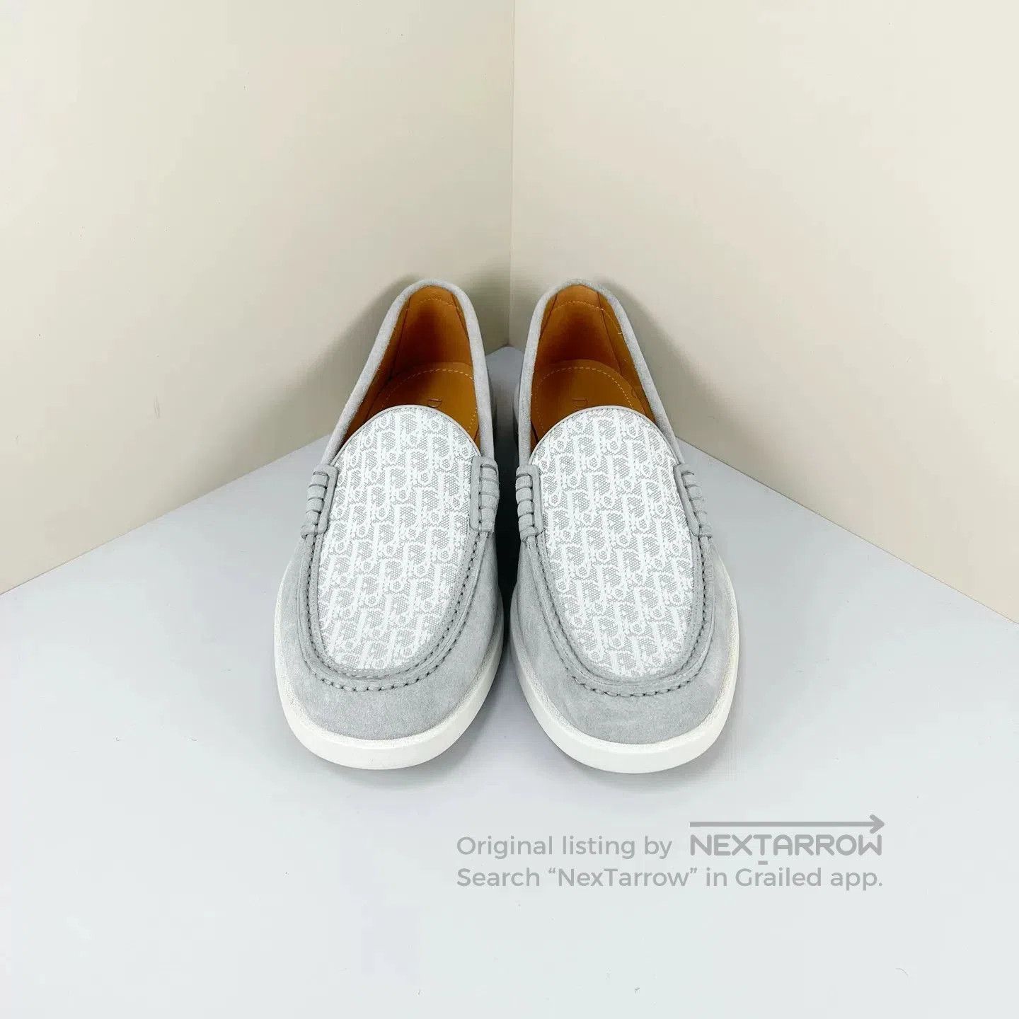 Dior gray dior granville casual loafers shoes. Size US 8 / EU 41 - 2 Thumbnail